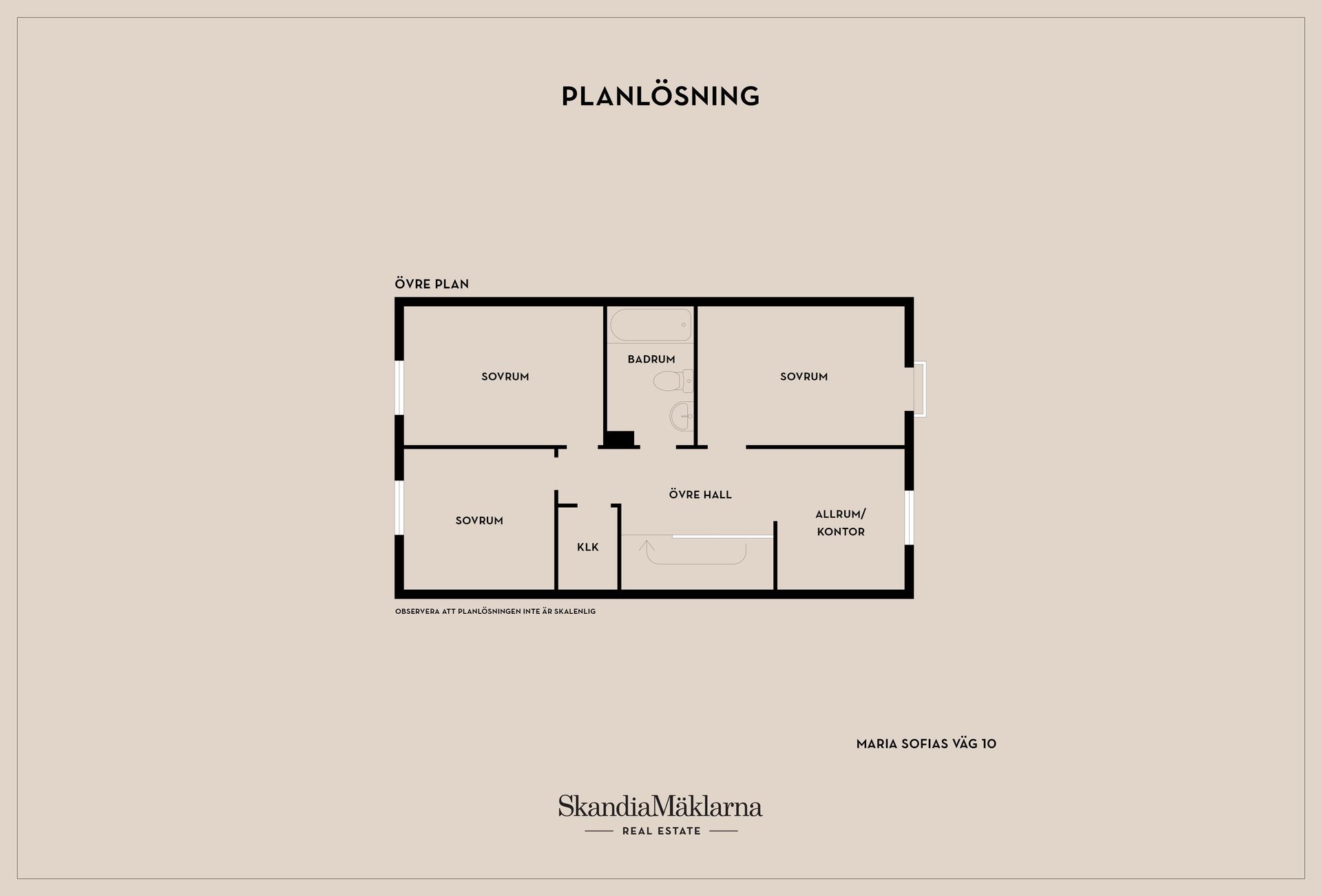 Radhus, Maria Sofias väg 10, Tyresö Strand, Tyresö