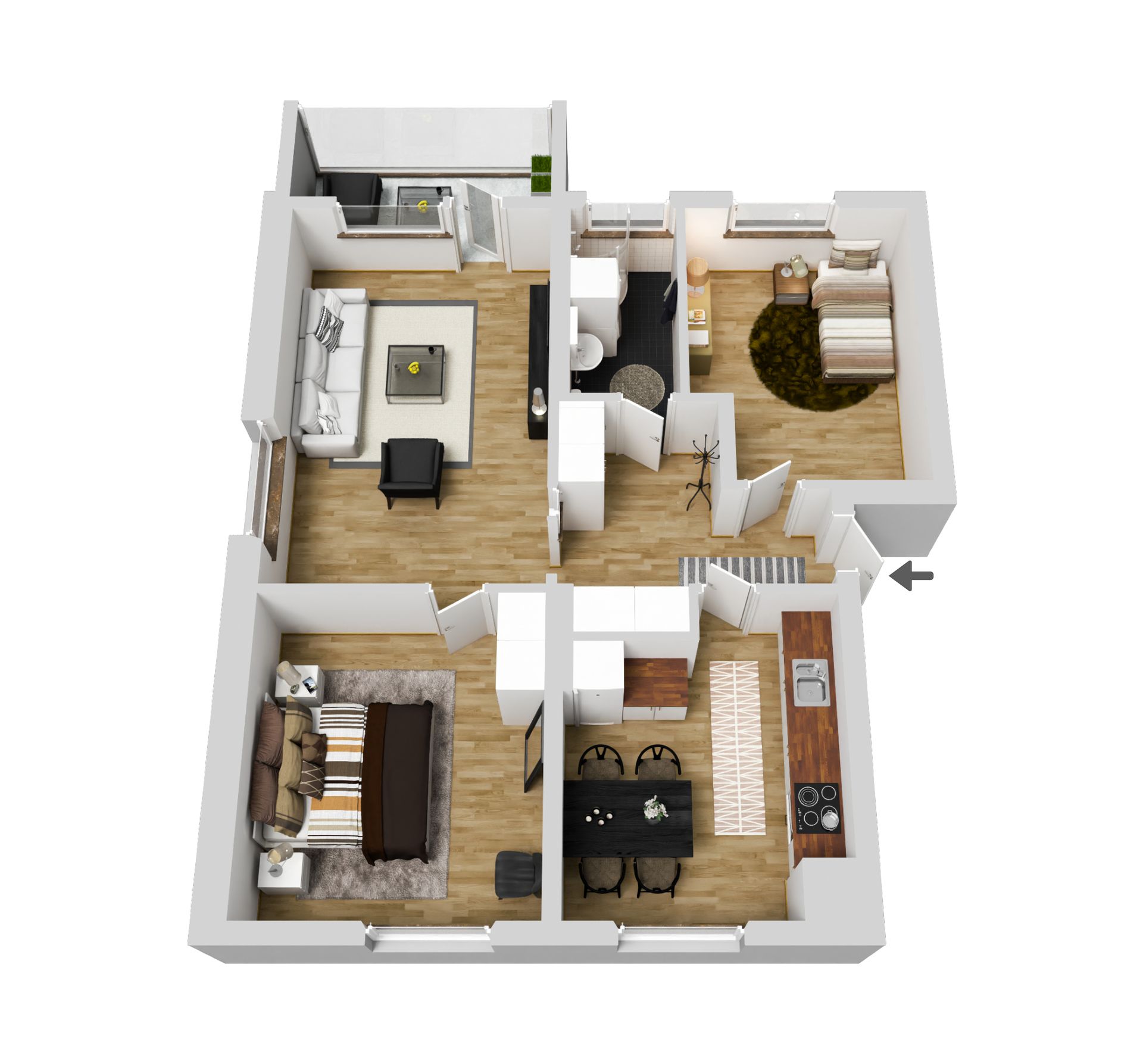 Bostadsrätt, Ågårdsvägen 53, Hjortsberg, Ljungby