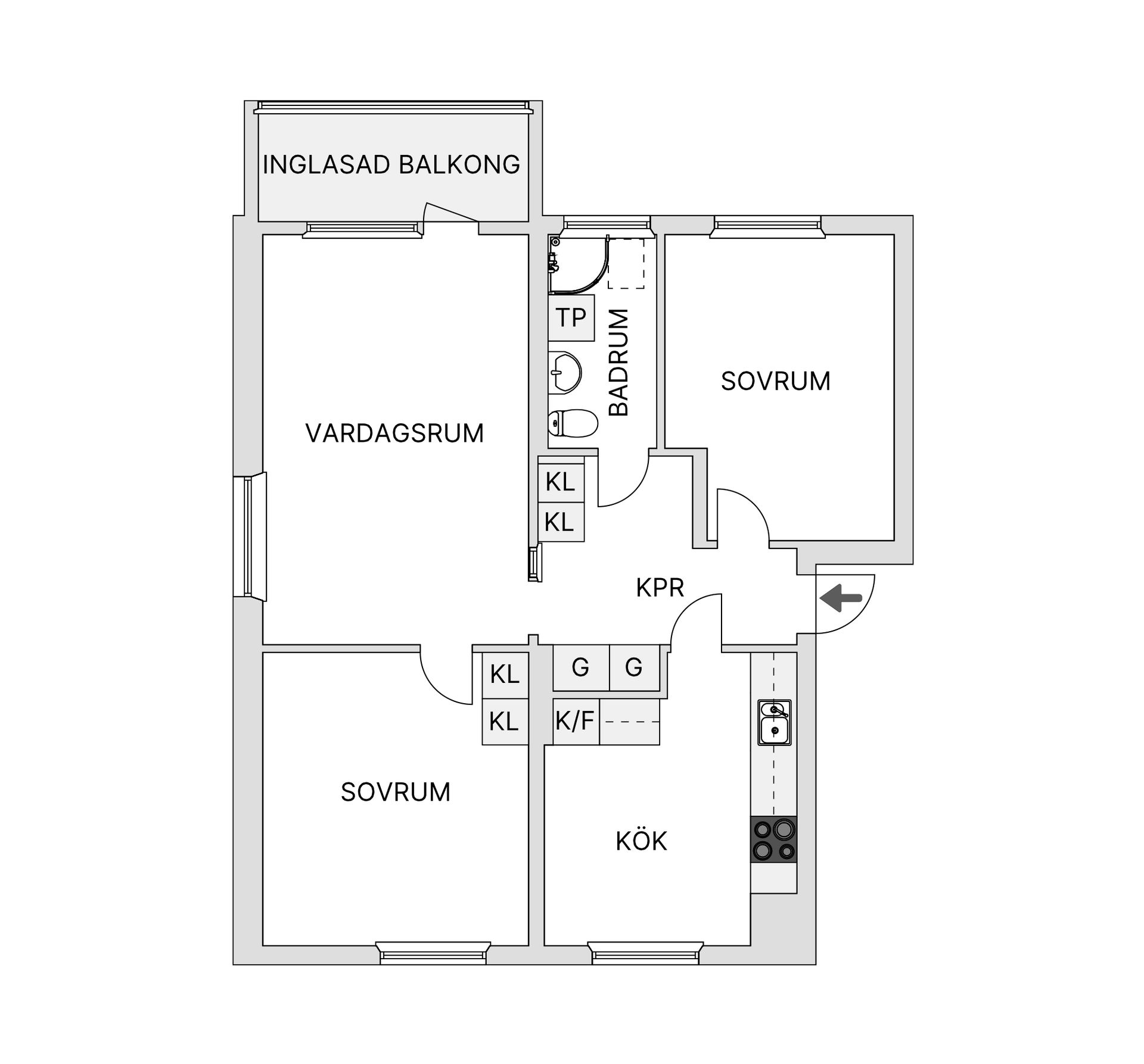 Bostadsrätt, Ågårdsvägen 53, Hjortsberg, Ljungby