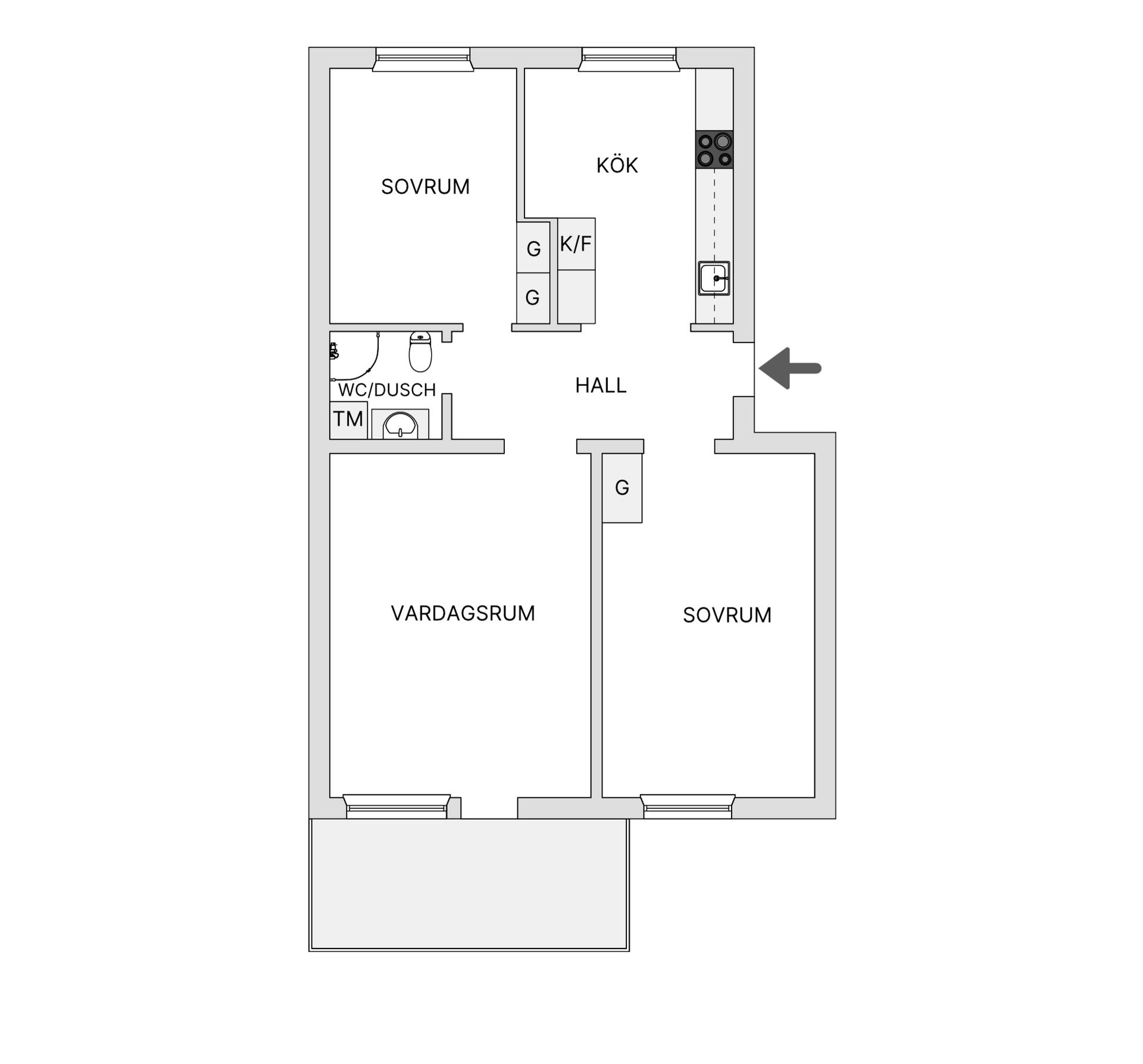Bostadsrätt, Åkergränd 10, Norrböle, Skellefteå