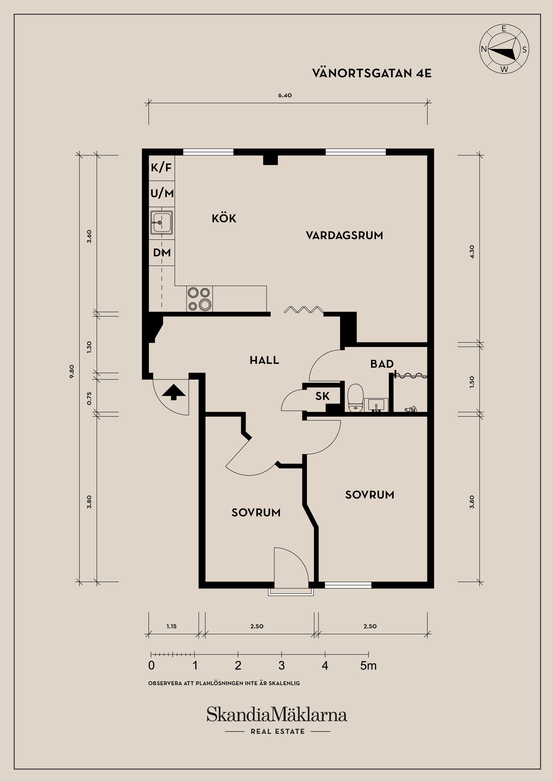 Bostadsrätt, Vänortsgatan 4E, Bosgården, Mölndal
