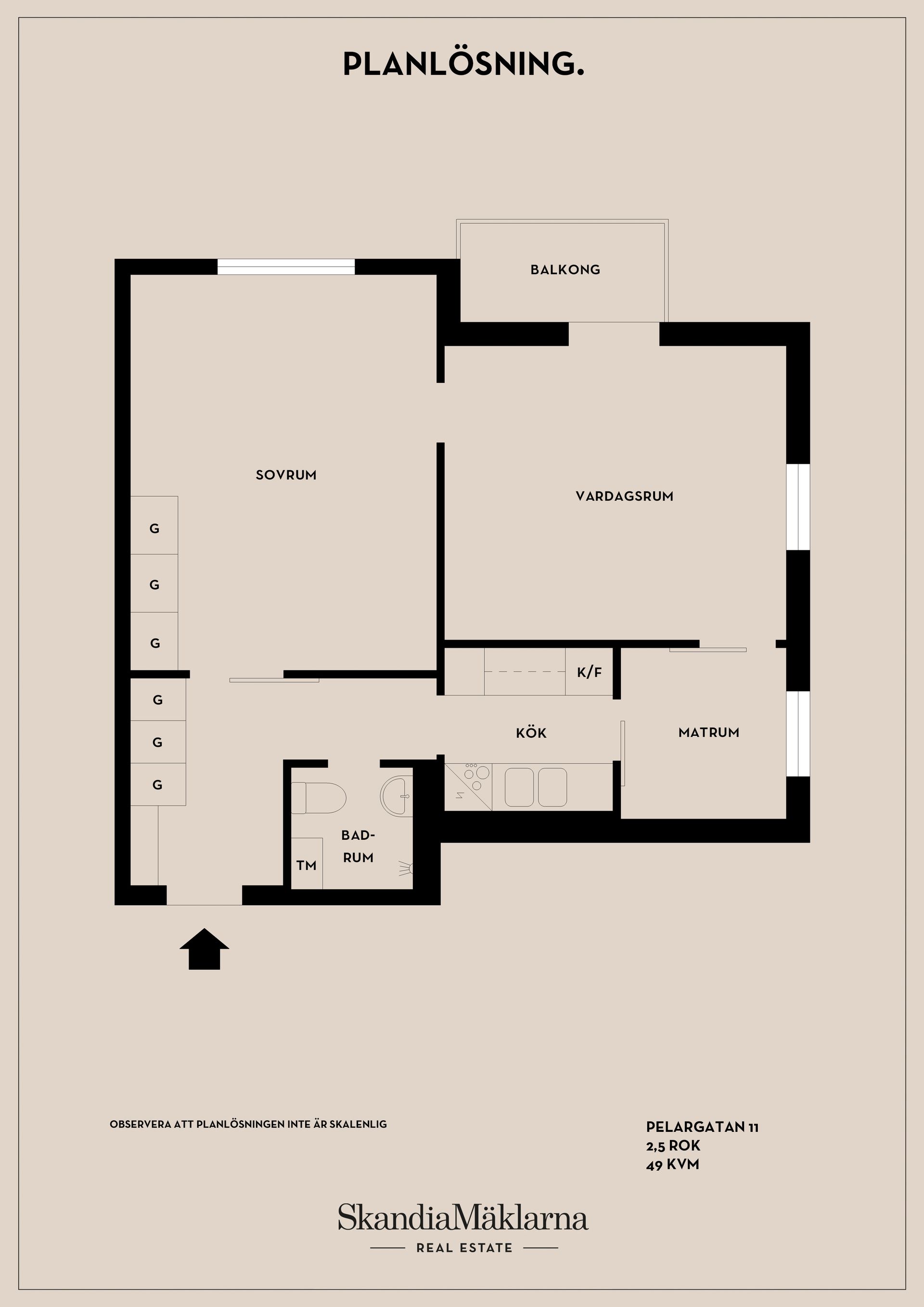 Bostadsrätt, Pelargatan 11, Globen - Skärmarbrink, Stockholm