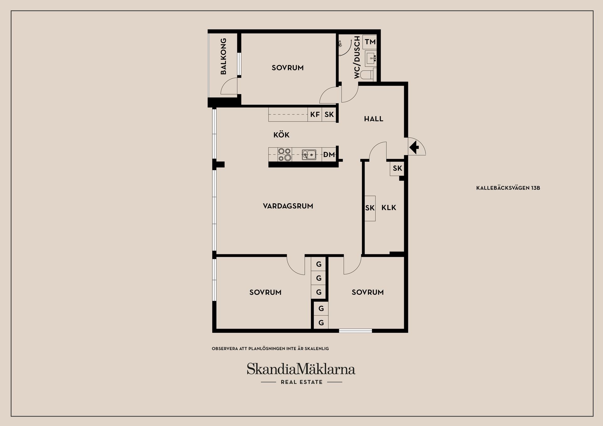 Bostadsrätt, Kallebäcksvägen 13B, Kallebäck, Göteborg