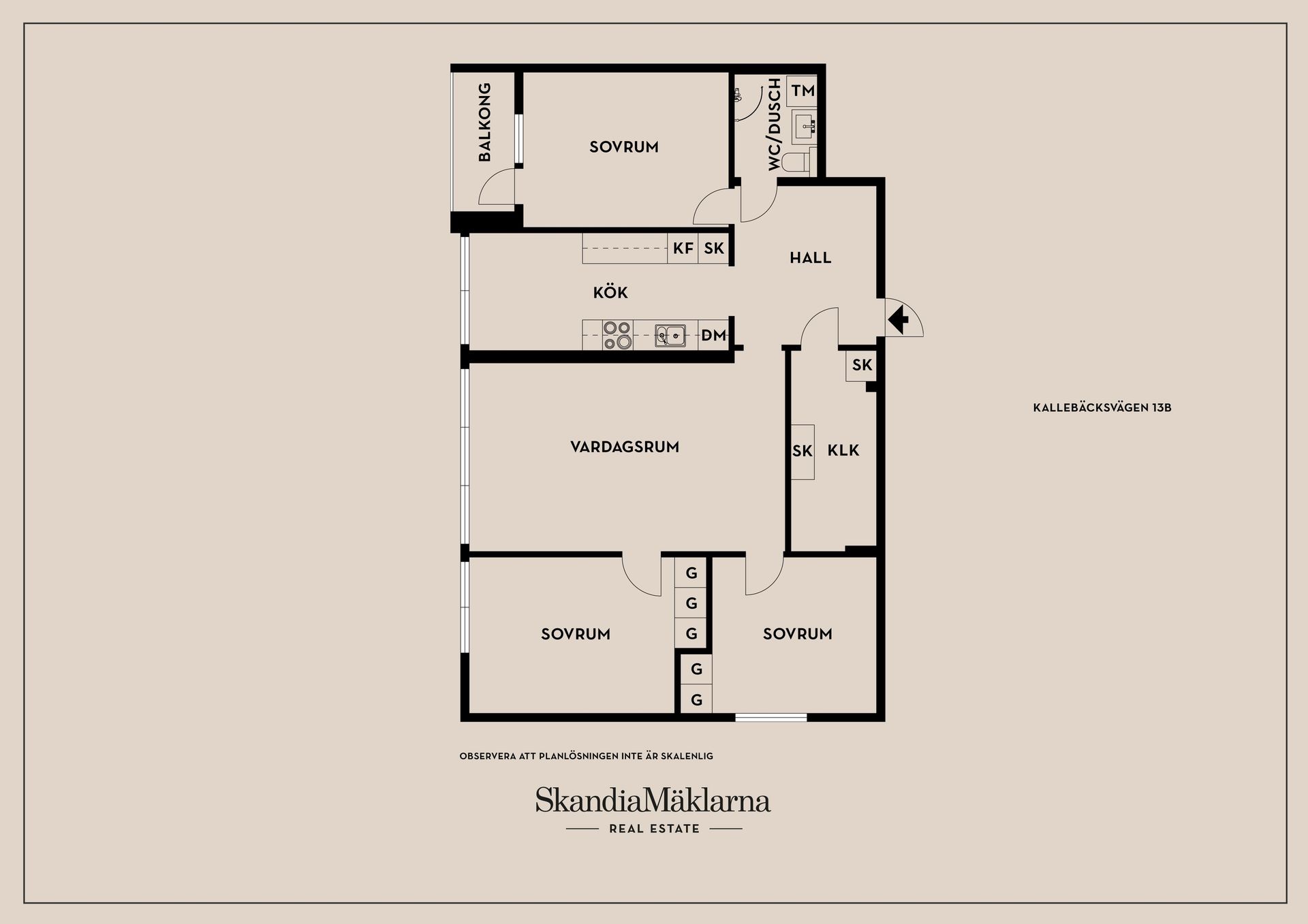 Bostadsrätt, Kallebäcksvägen 13B, Kallebäck, Göteborg