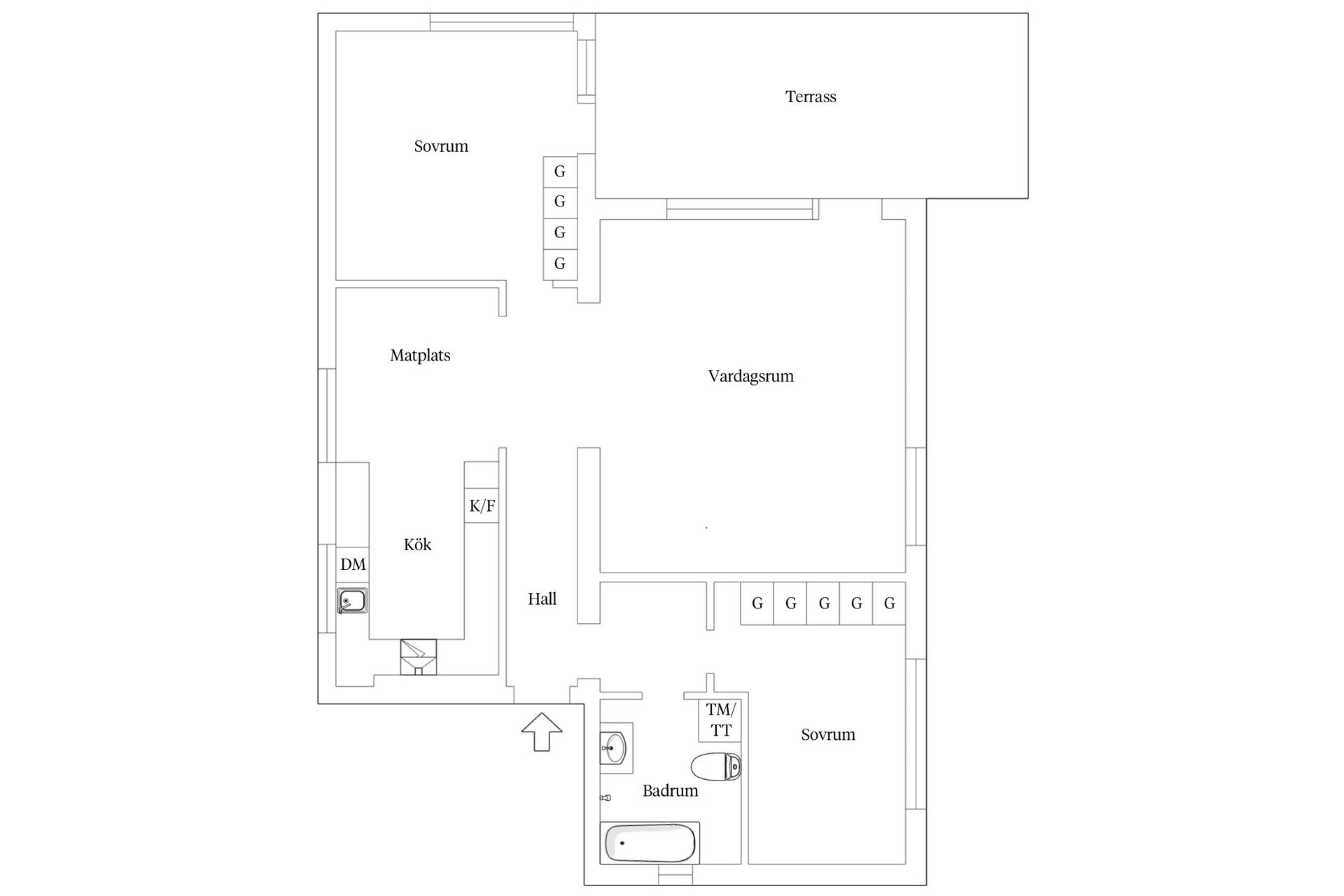 Bostadsrätt, Drottningholmsvägen 256, Bromma - Stora Mossen, Stockholm