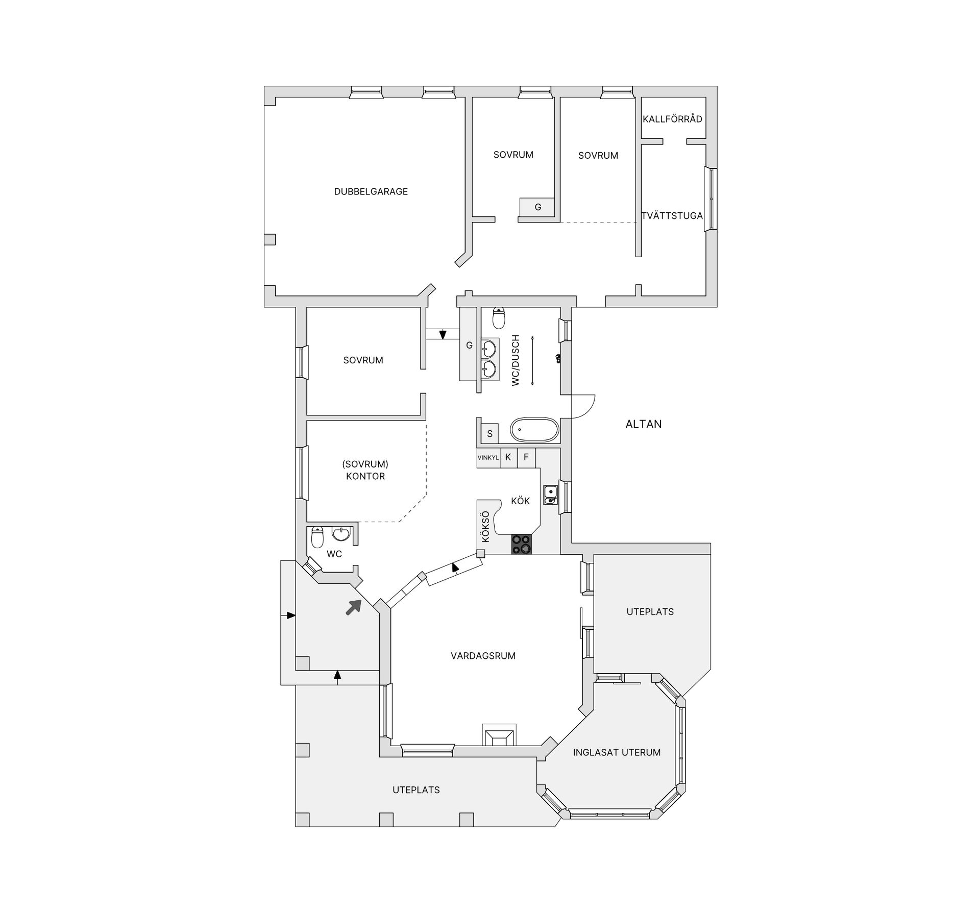 Gård/Skog, Herrestad Skräddarefällan 5, Herrestad, Värnamo