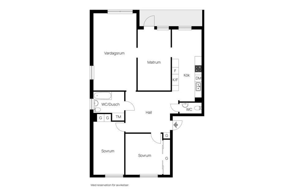 Bostadsrätt, Vikingavägen 49d, Granlo, Sundsvall