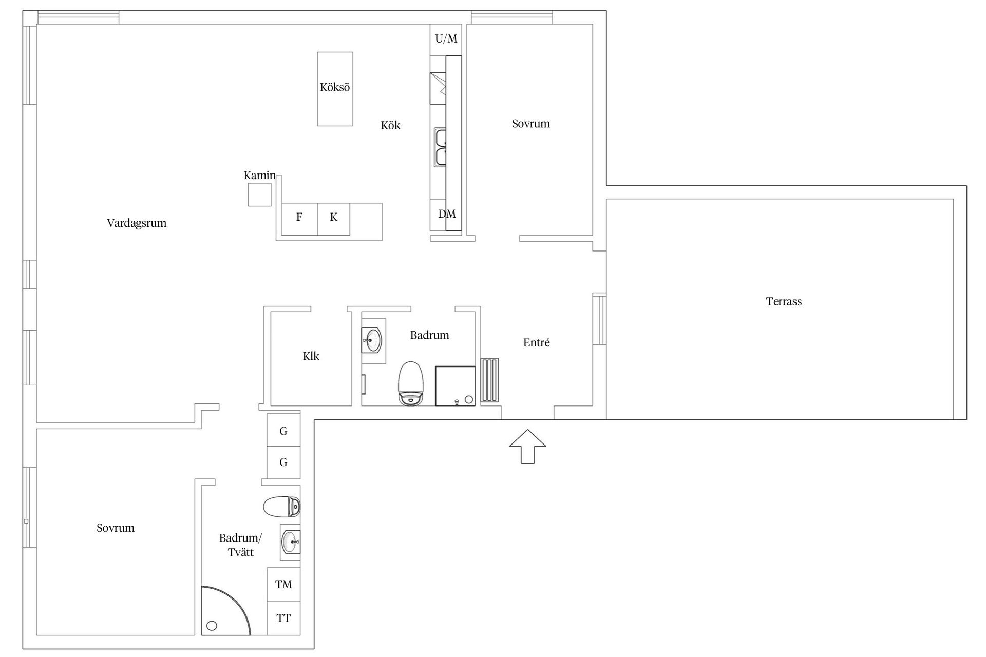 Bostadsrätt, Jupitervägen 1G, Östra Lugnet, Växjö