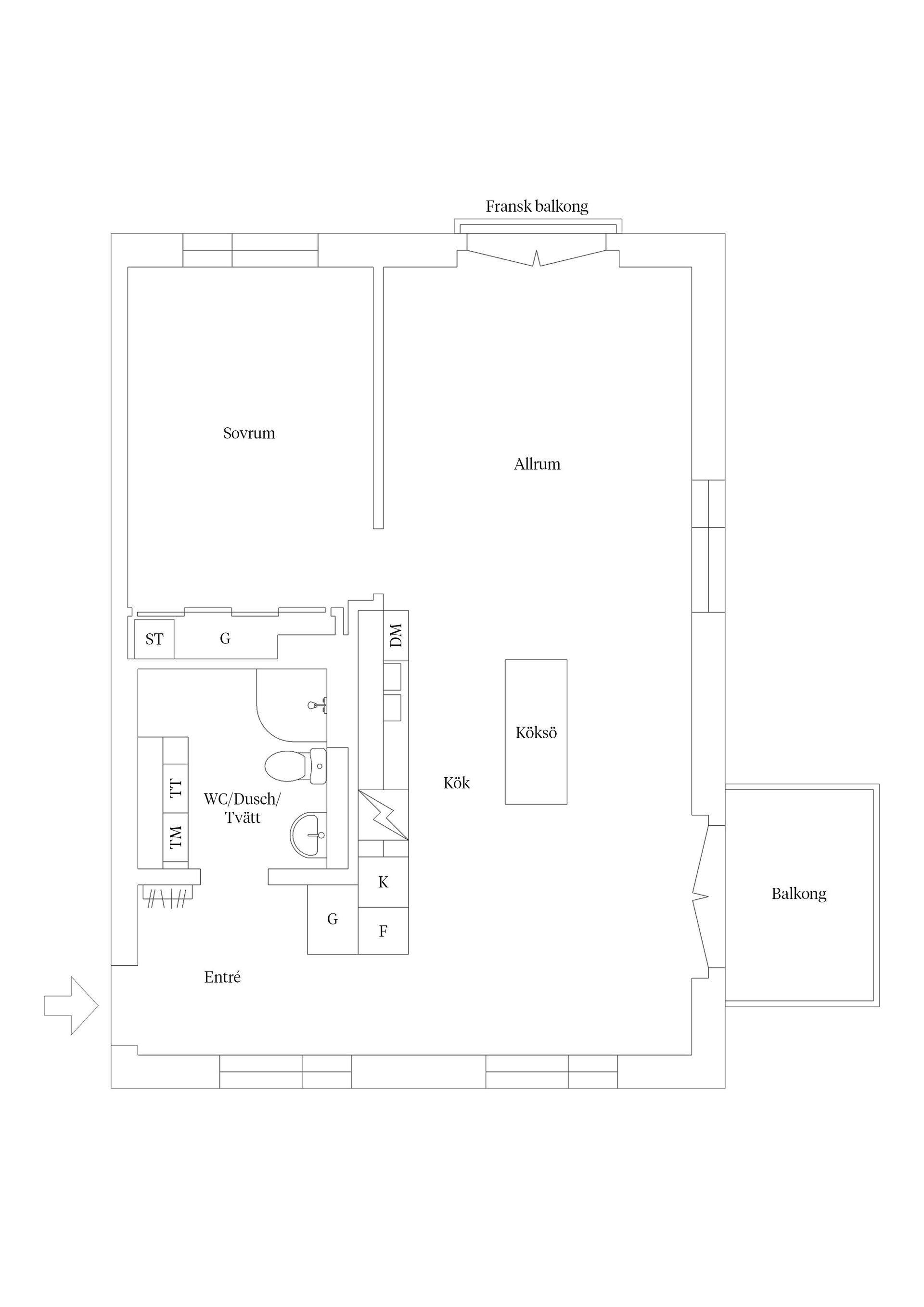 Bostadsrätt, Rederigatan 16, Centralt, Sundsvall