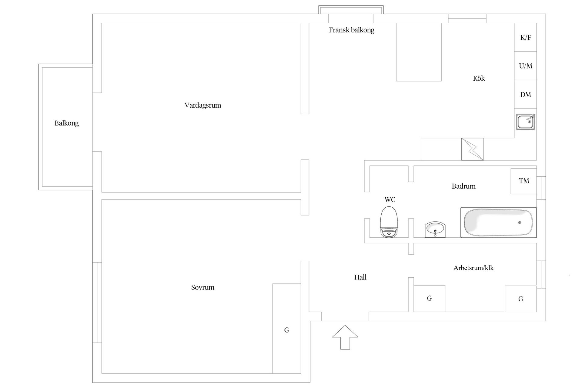 Bostadsrätt, Kvarnbacksvägen 68, Bromma - Riksby, Stockholm