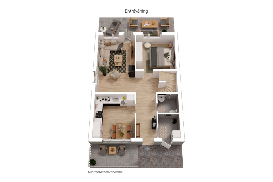 Radhus, Backvägen 8, Asklanda, Borås