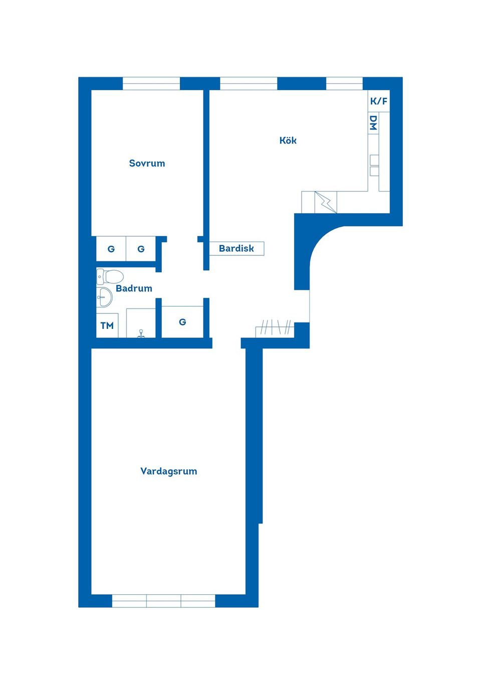 Bostadsrätt, Landsvägsgatan 12C, Pantarholmen, Karlskrona