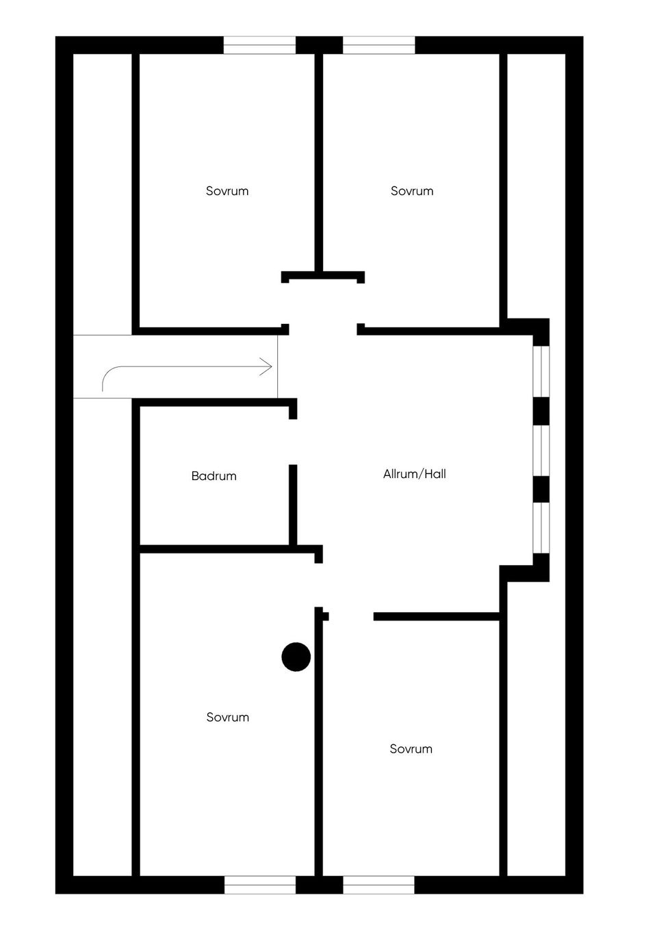 Villa, Persbacksvägen 3, Överhärde, Gävle