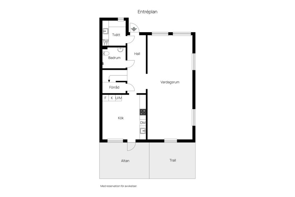 Radhus, Östra Högbyvägen 6f, Finspång