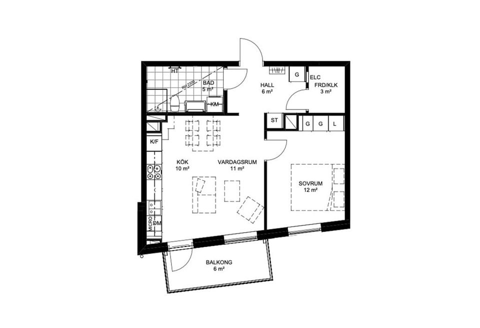 Bostadsrätt, Tyska Bottens Väg 37B, D-1302, Nockebyhov, Stockholm
