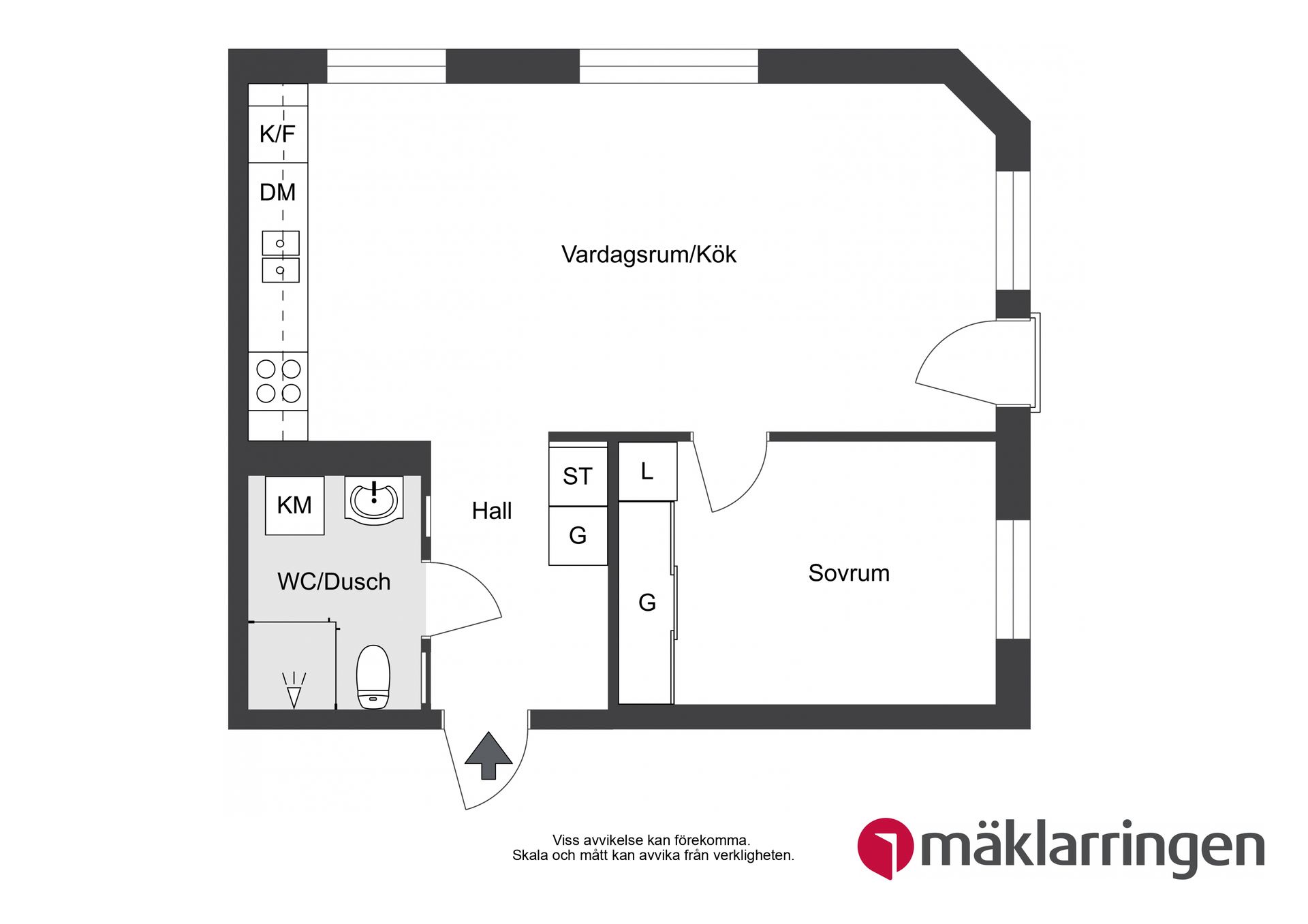 Bostadsrätt, Parkvägen 5, Barkarbystaden, Järfälla