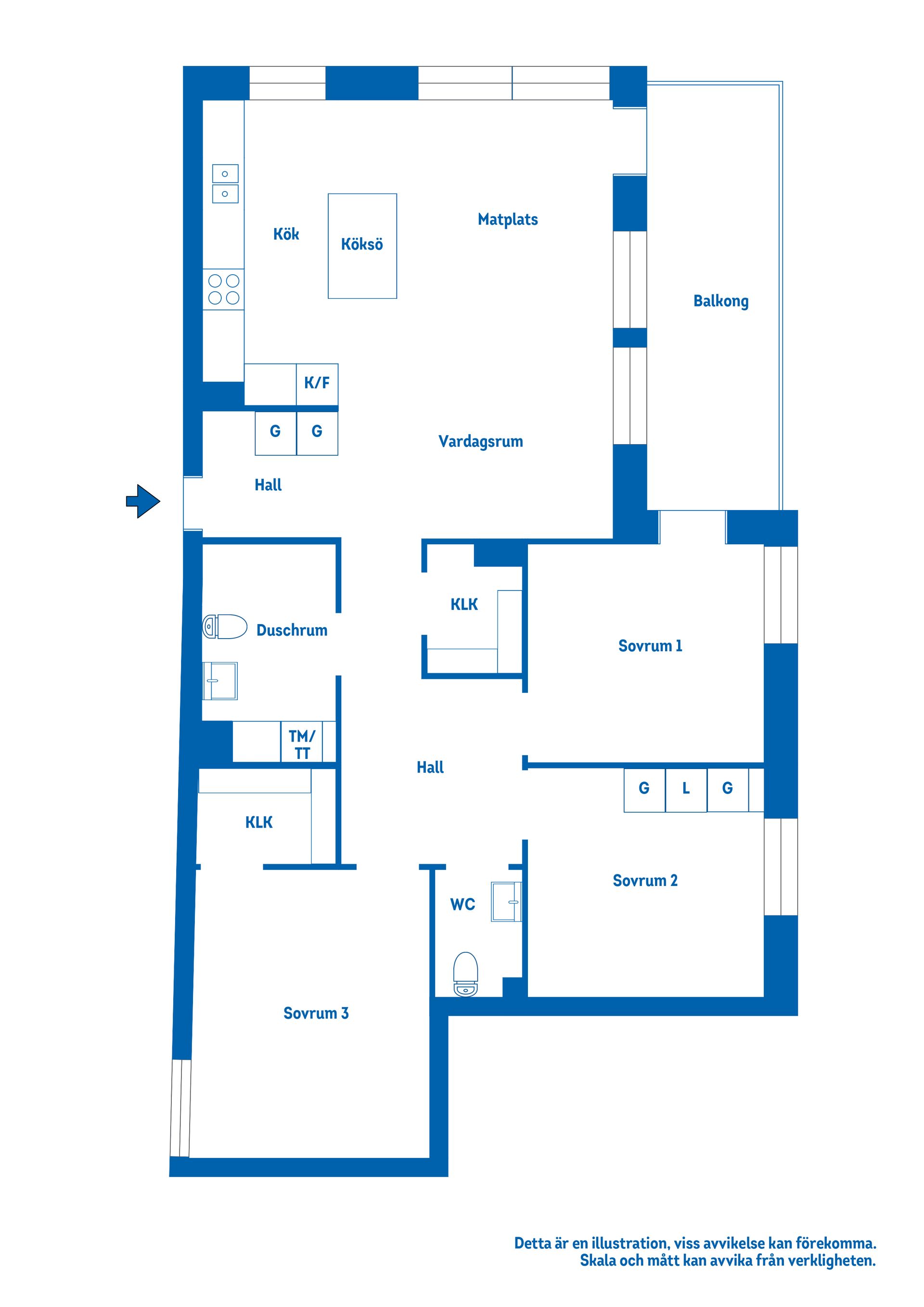 Bostadsrätt, Bondegatan 42, Katrineholm Norr, Katrineholm