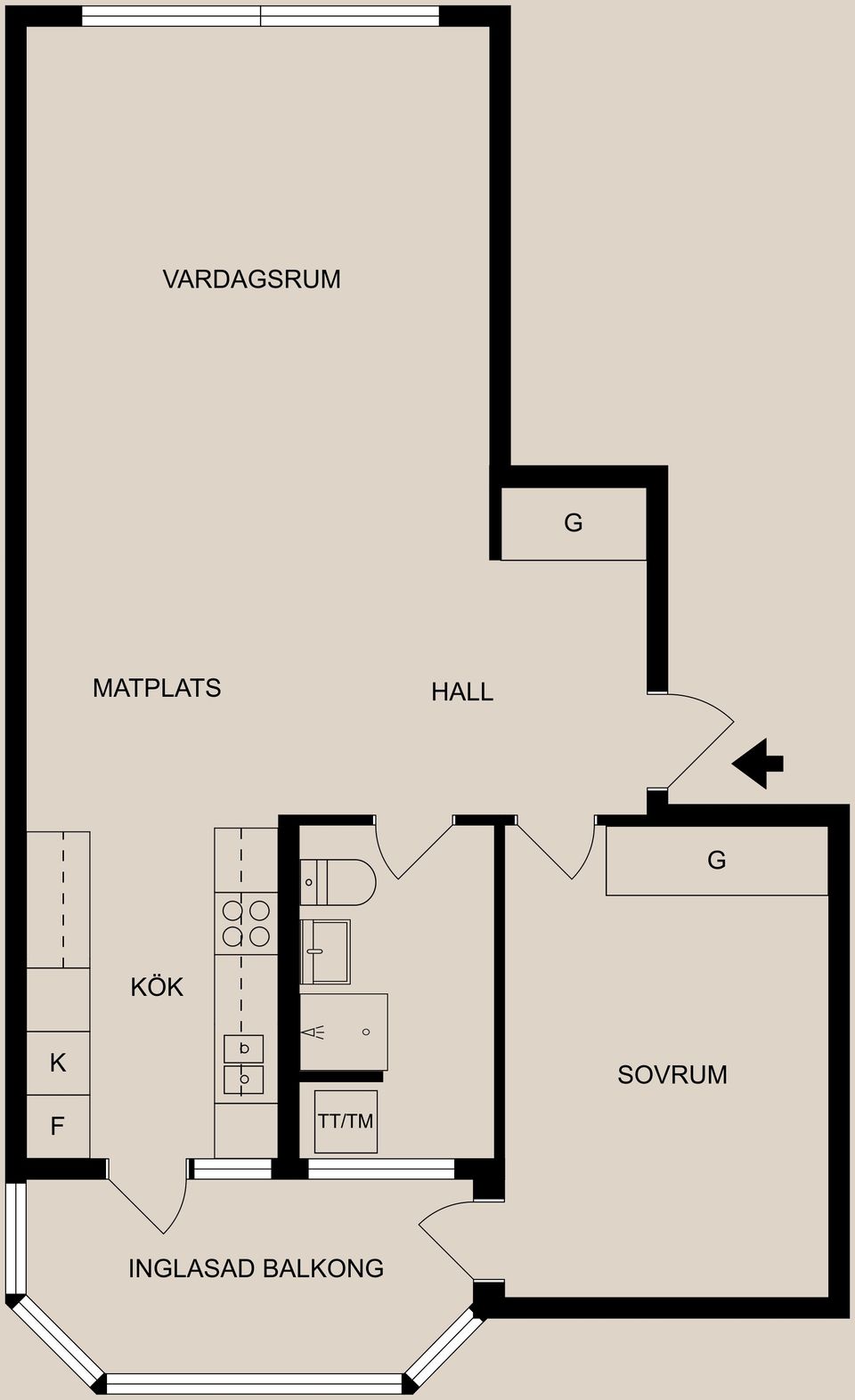 Bostadsrätt, Spjutgatan 10, Ektorp, Norrköping