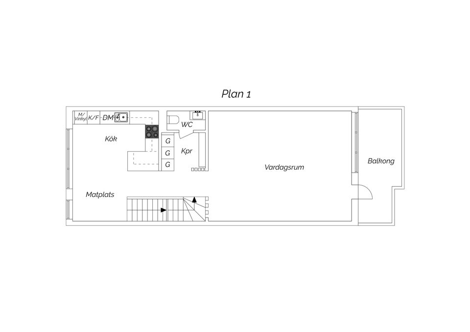 Bostadsrätt, Fruängsgatan 56B, Väster, Nyköping