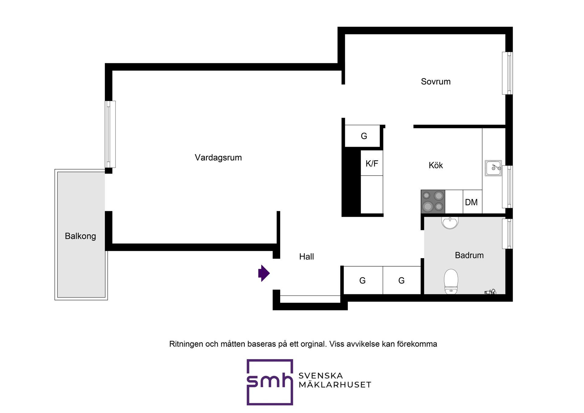 Bostadsrätt, Sulitelmavägen 14B, Bromma / Traneberg, Stockholm