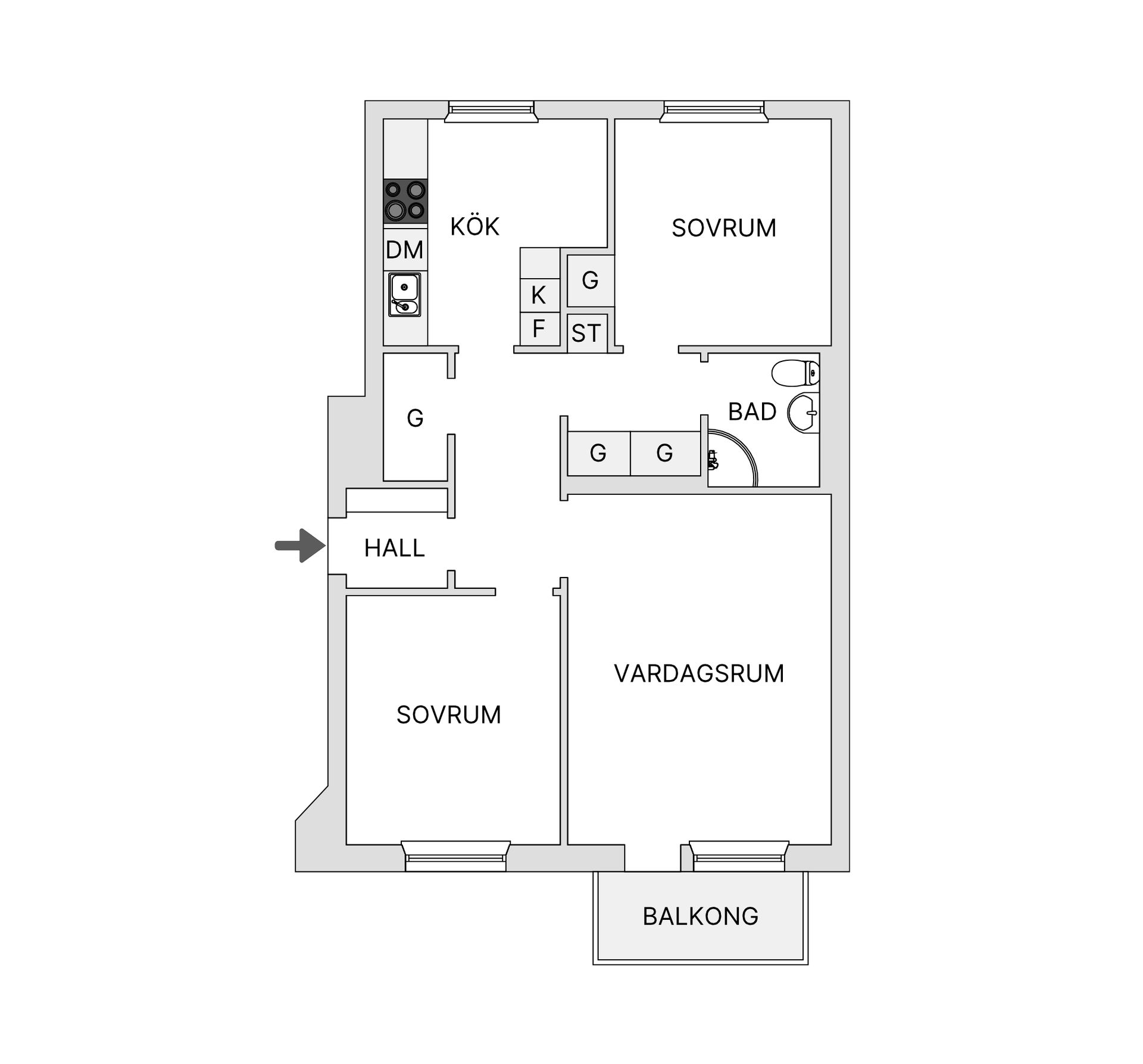 Bostadsrätt, Ulvsbygatan 30B, Norrstrand, Karlstad