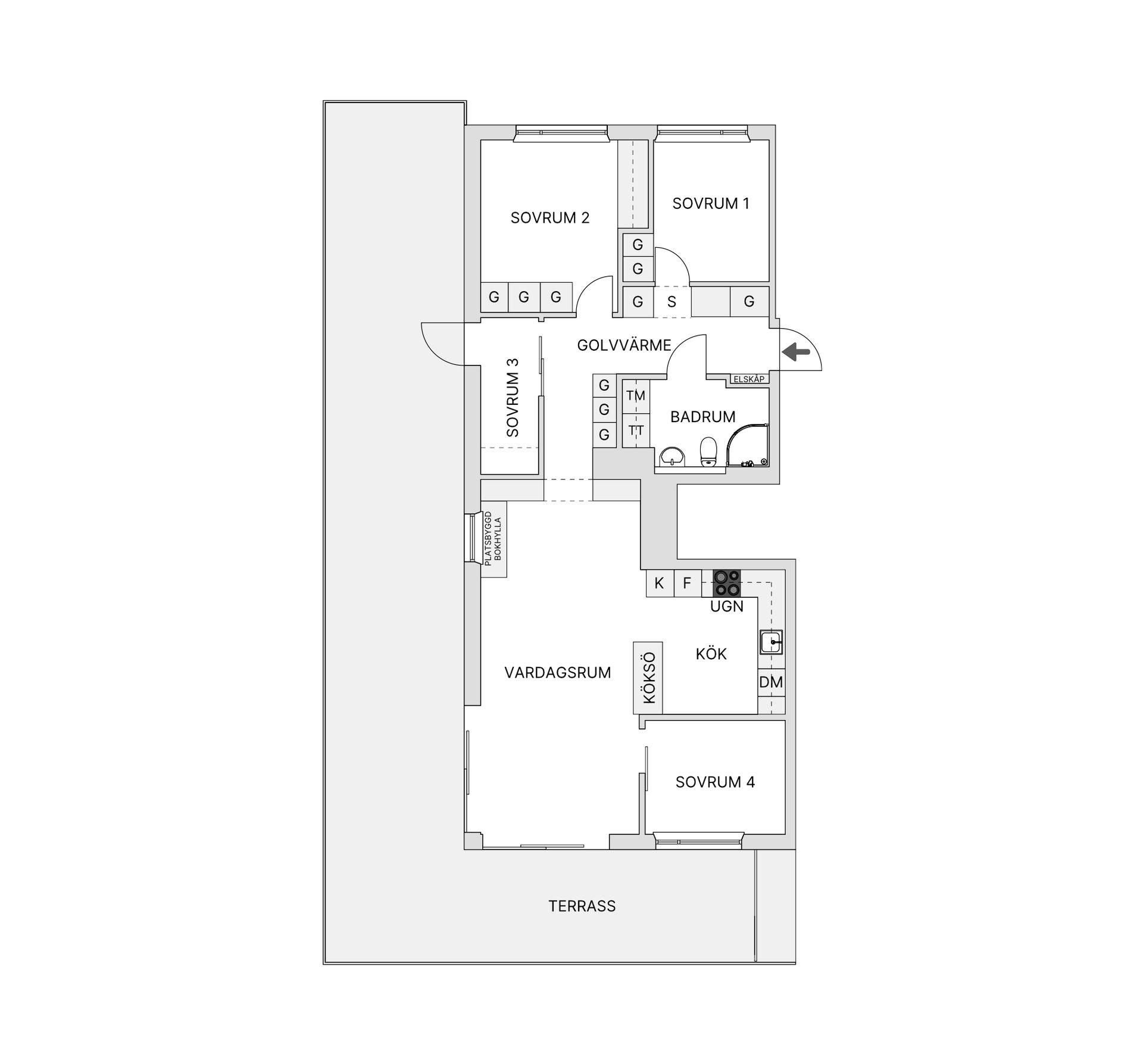 Bostadsrätt, Monsungatan 51, Eriksberg, Göteborg