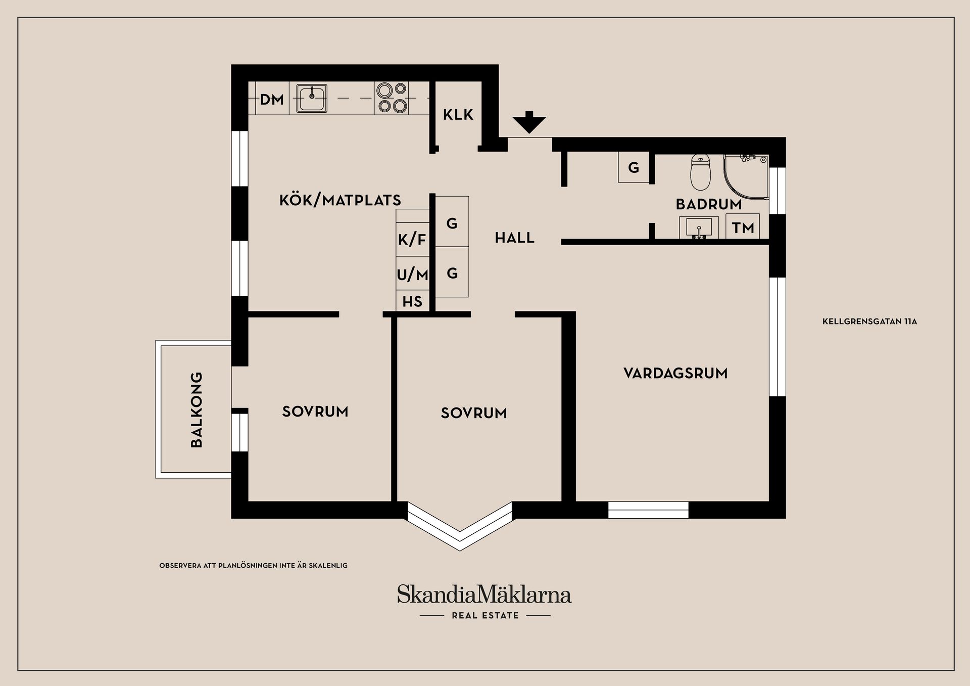 Bostadsrätt, Kellgrensgatan 11A, Druvefors, Borås