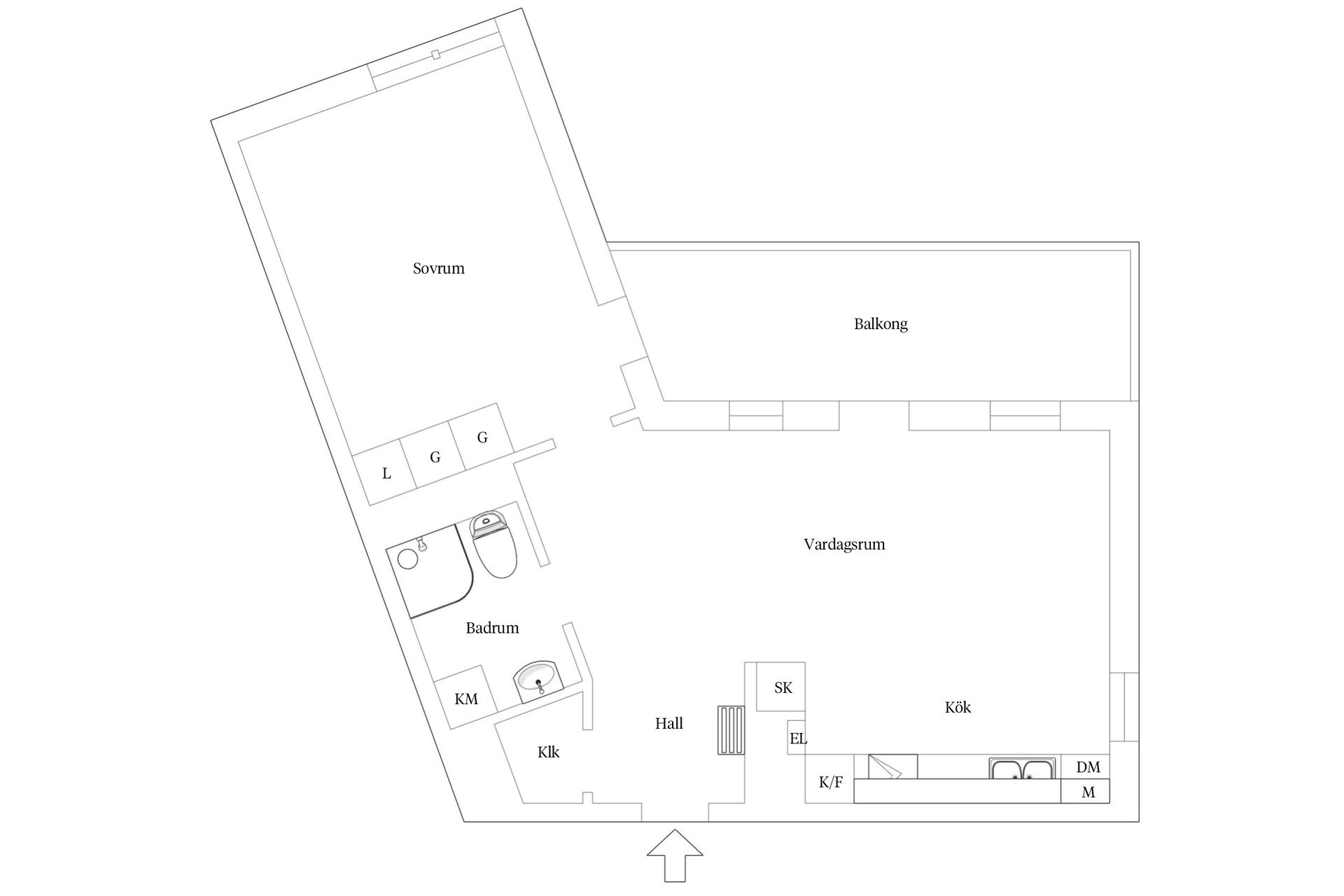 Bostadsrätt, Klädesvägen 38, Bromma - Riksby, Stockholm