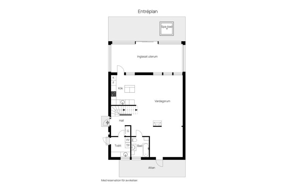 Radhus, Vesslestigen 6, Kristineberg, Oskarshamn