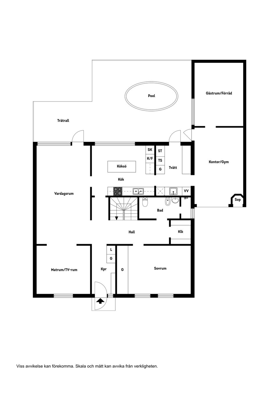 Villa, Bondgårdsgatan 15A, Kumla Centralt, Kumla