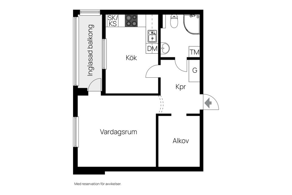 Bostadsrätt, Kung Kristians Väg 2e, Kungahusen, Trelleborg