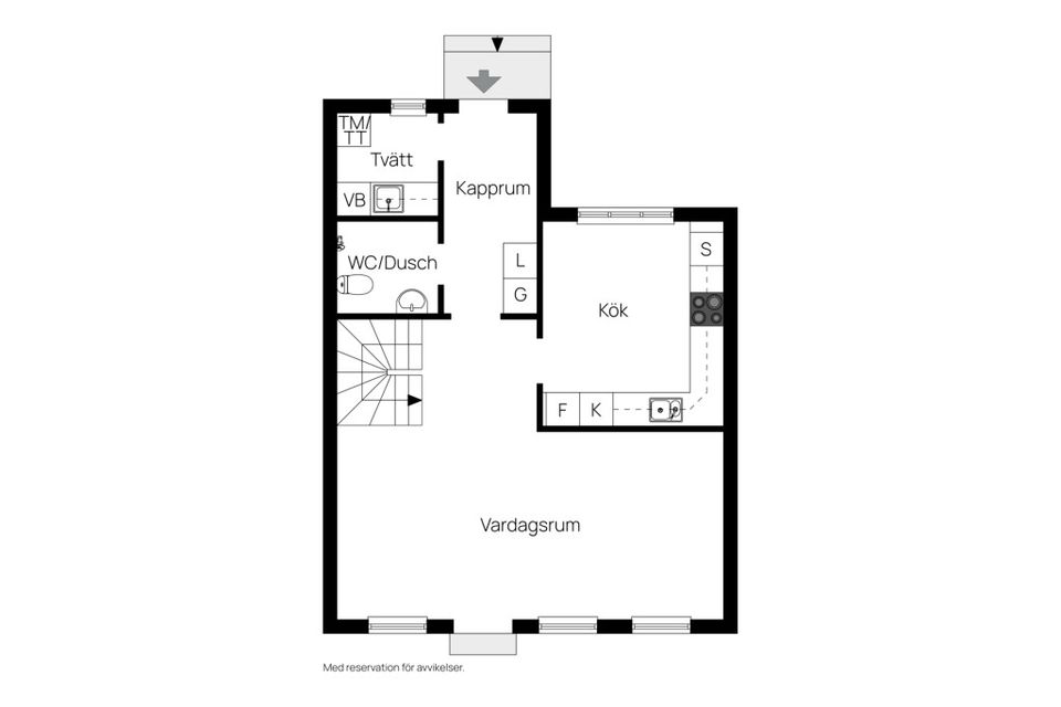 Bostadsrätt, Västra Järnvägsgatan 93, Smålandsstenar, Gislaved