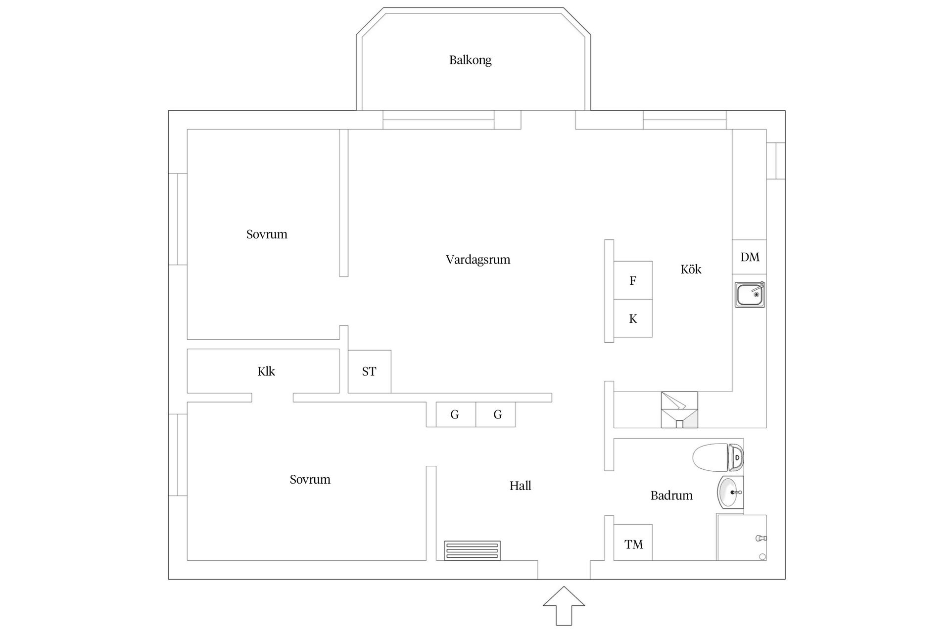 Bostadsrätt, Svartviksslingan 45, Bromma - Minneberg, Stockholm