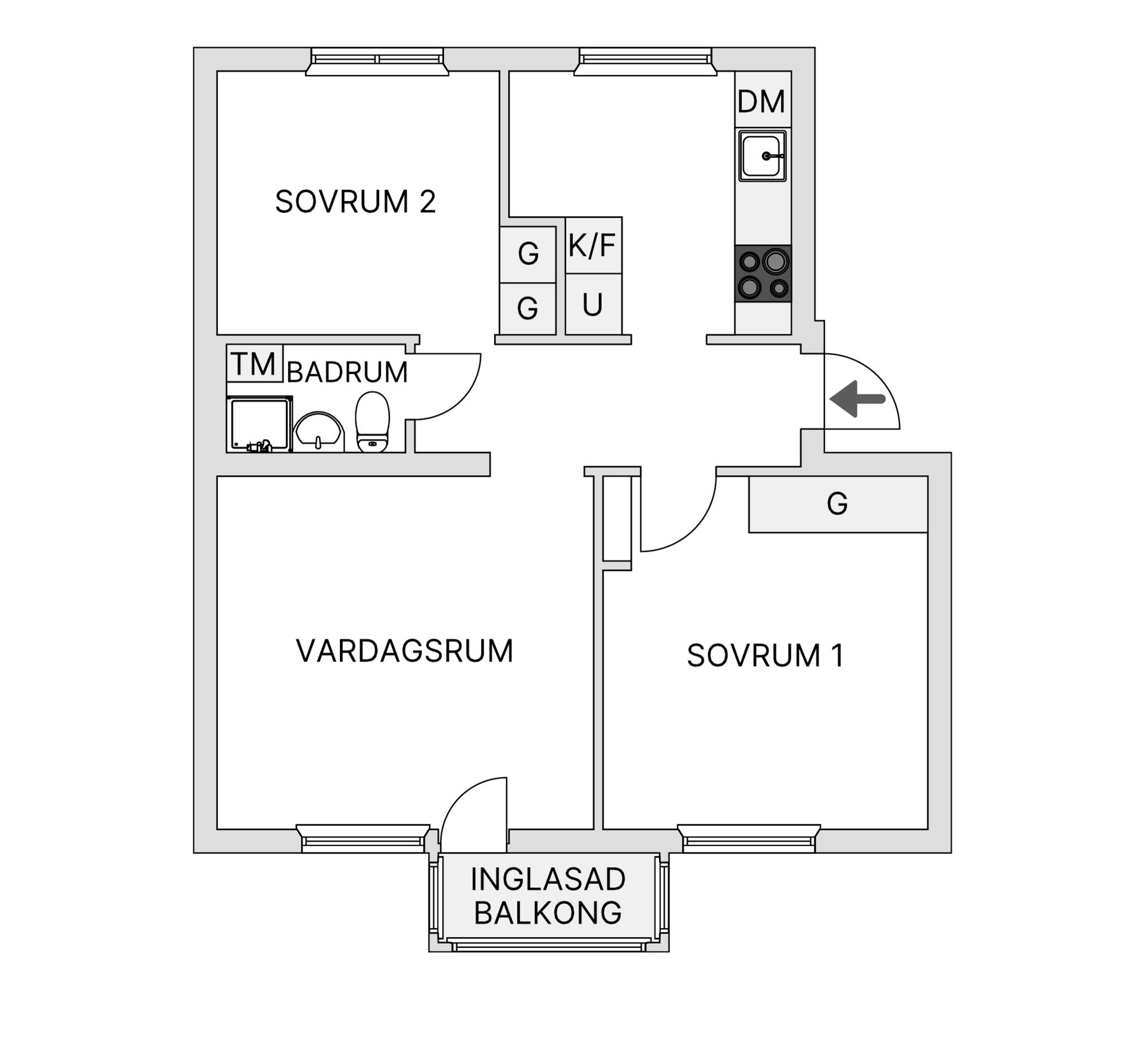 Bostadsrätt, Storgatan 105A, Älvsbacka, Skellefteå