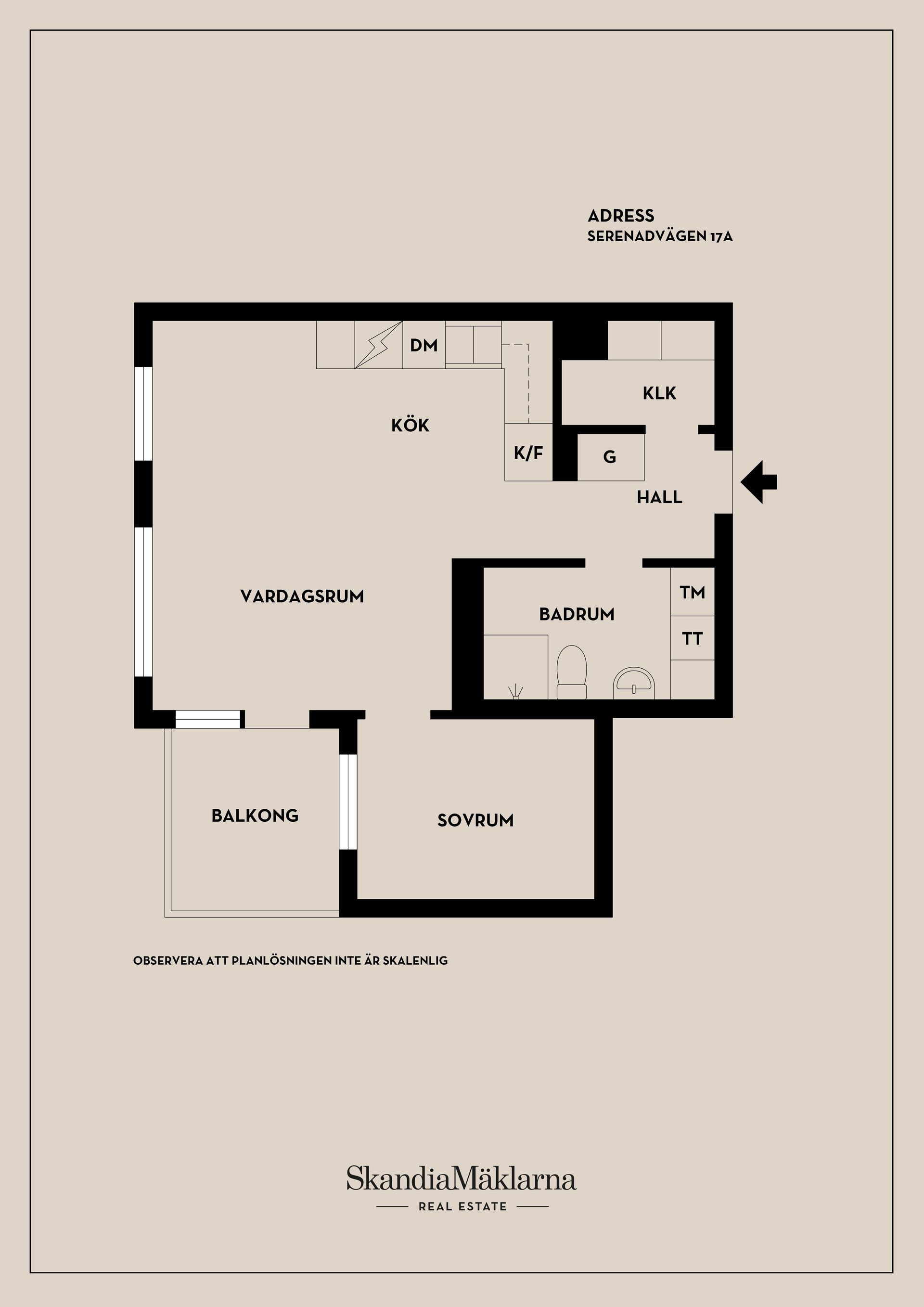 Bostadsrätt, Serenadvägen 17A, Nacka Forum, Nacka