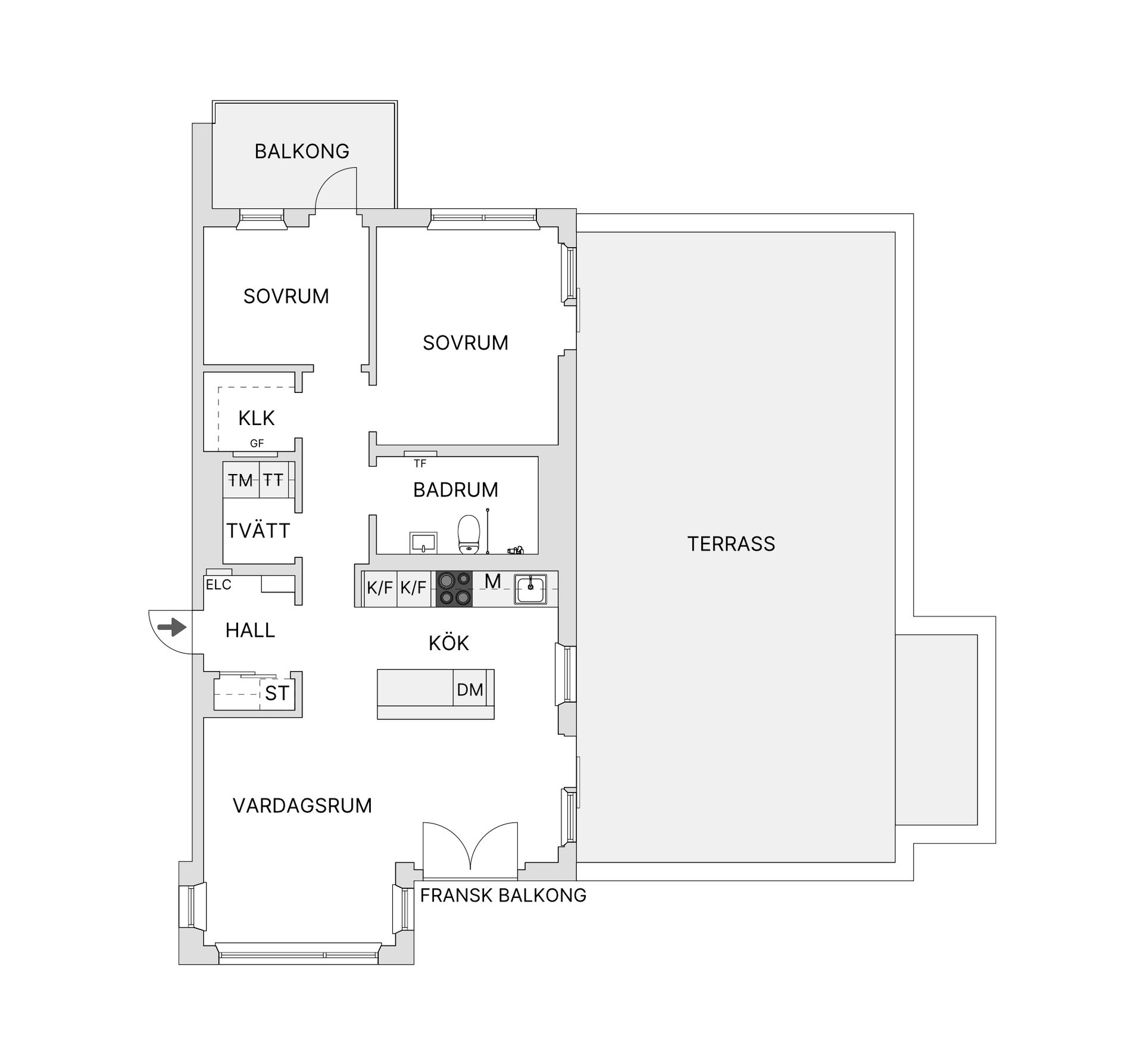 Bostadsrätt, Värtavägen 53F, 5 tr, Gärdet, Stockholm