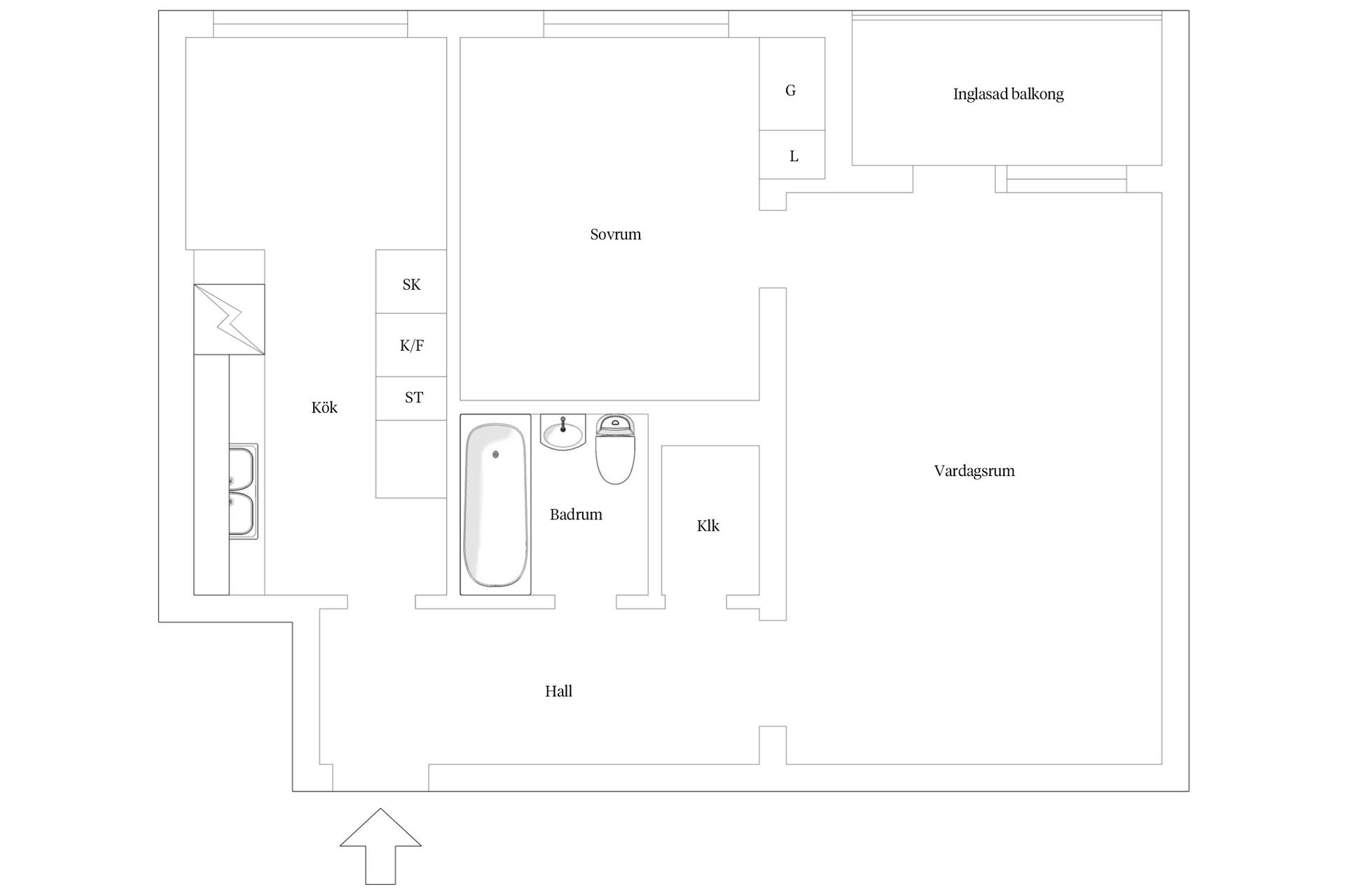 Bostadsrätt, Fregattvägen 6, Bodal, Lidingö