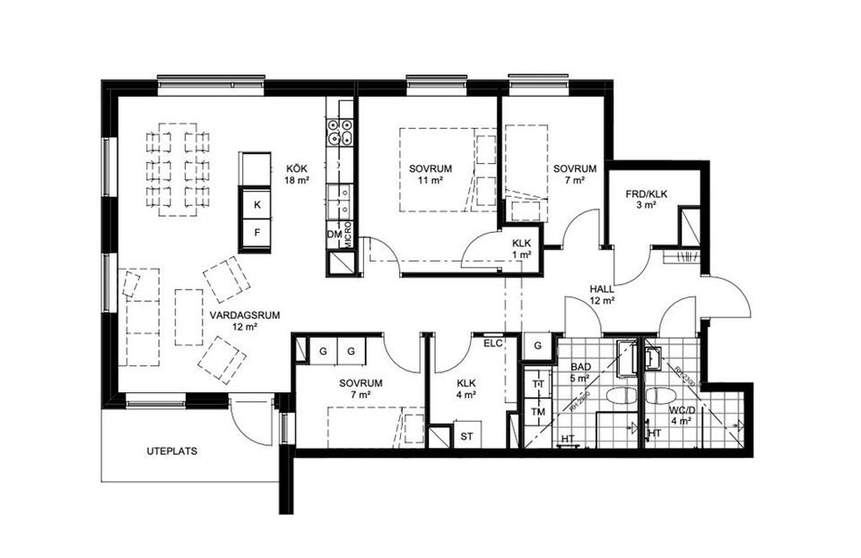 Bostadsrätt, Tyska Bottens väg 37G A-1103, Nockebyhov, Stockholm