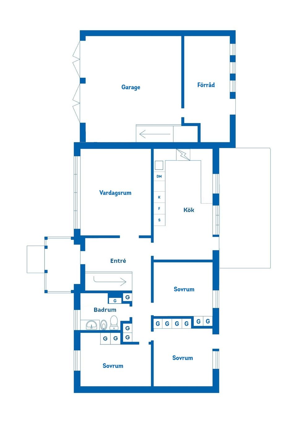 Villa, Lievägen 19, Hånåkni, Mora