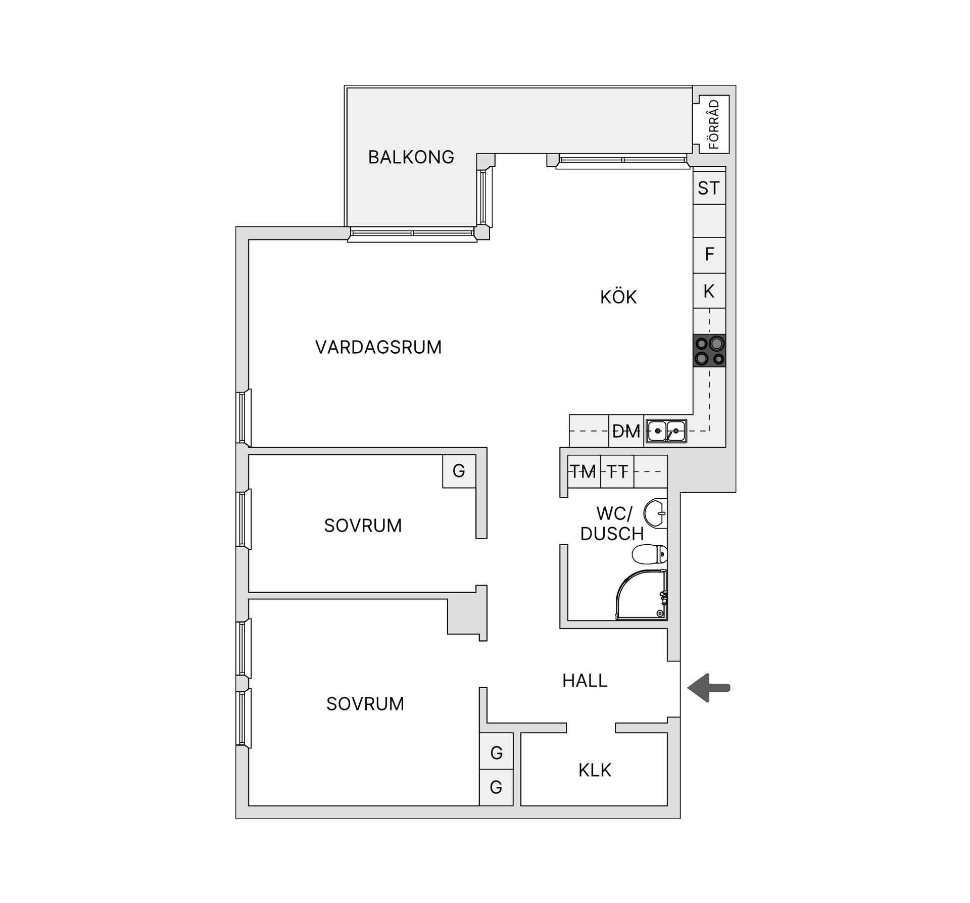Bostadsrätt, Nåpabäcks gränd 2, Hentorp, Skövde