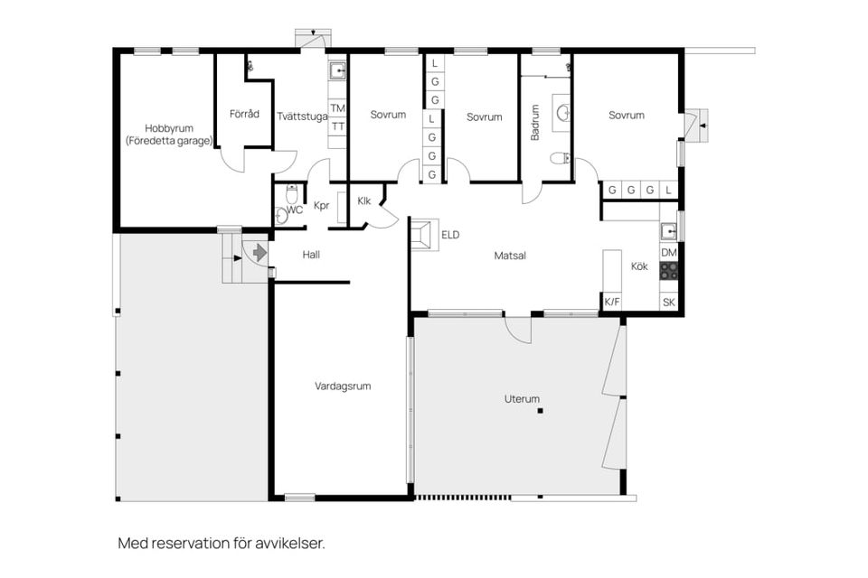 Villa, Gränsvägen 15, Veddige, Varberg