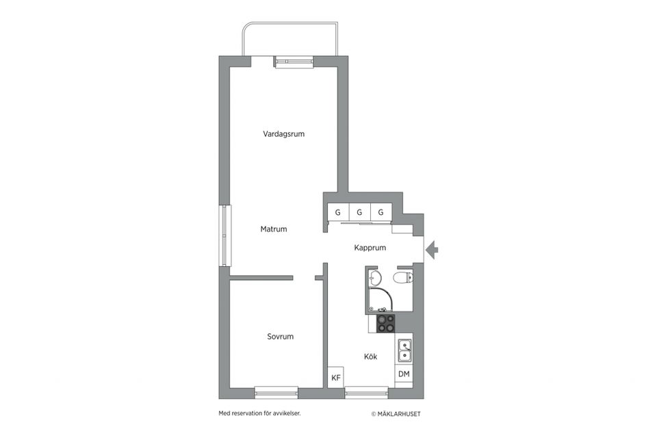 Bostadsrätt, Brahegatan 8 A, Centrum, Västerås