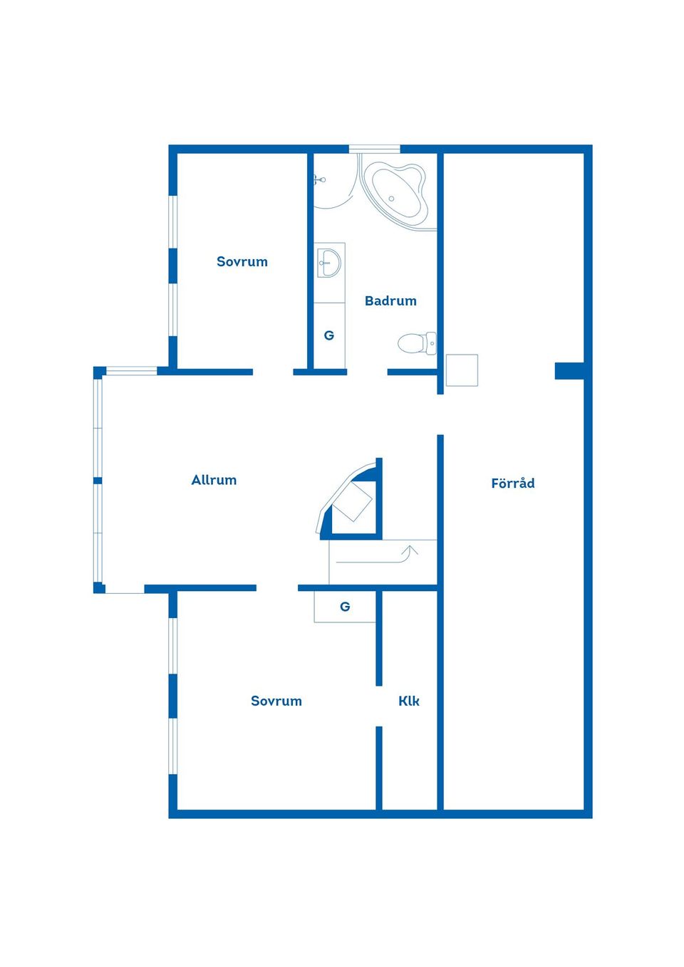 Villa, Dammgatan 2, Centralt, Oskarshamn