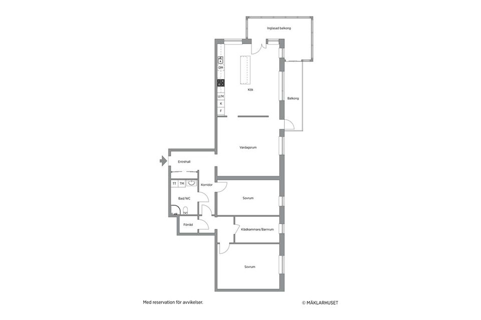 Bostadsrätt, Erstagatan 6, Centrum, Sundsvall