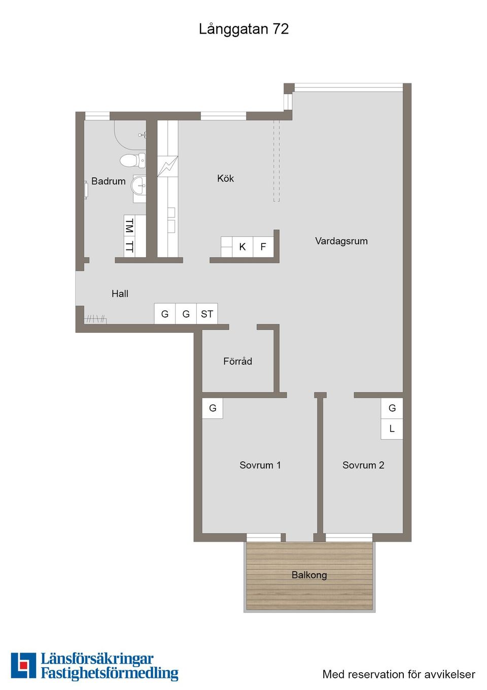 Bostadsrätt, Långgatan 72, Centrum, Enköping