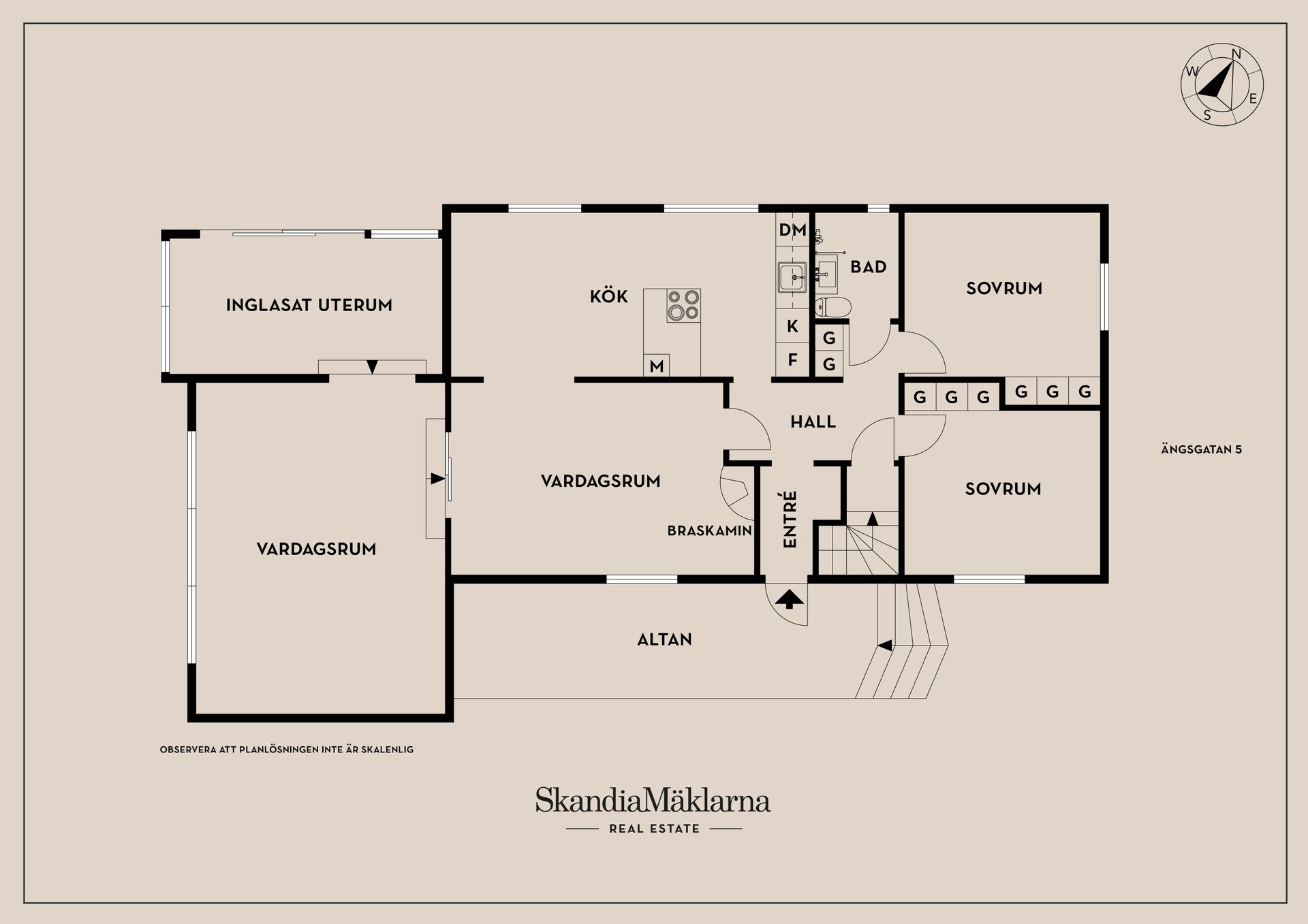 Villa, Ängsgatan 5, Centralt, Kungälv