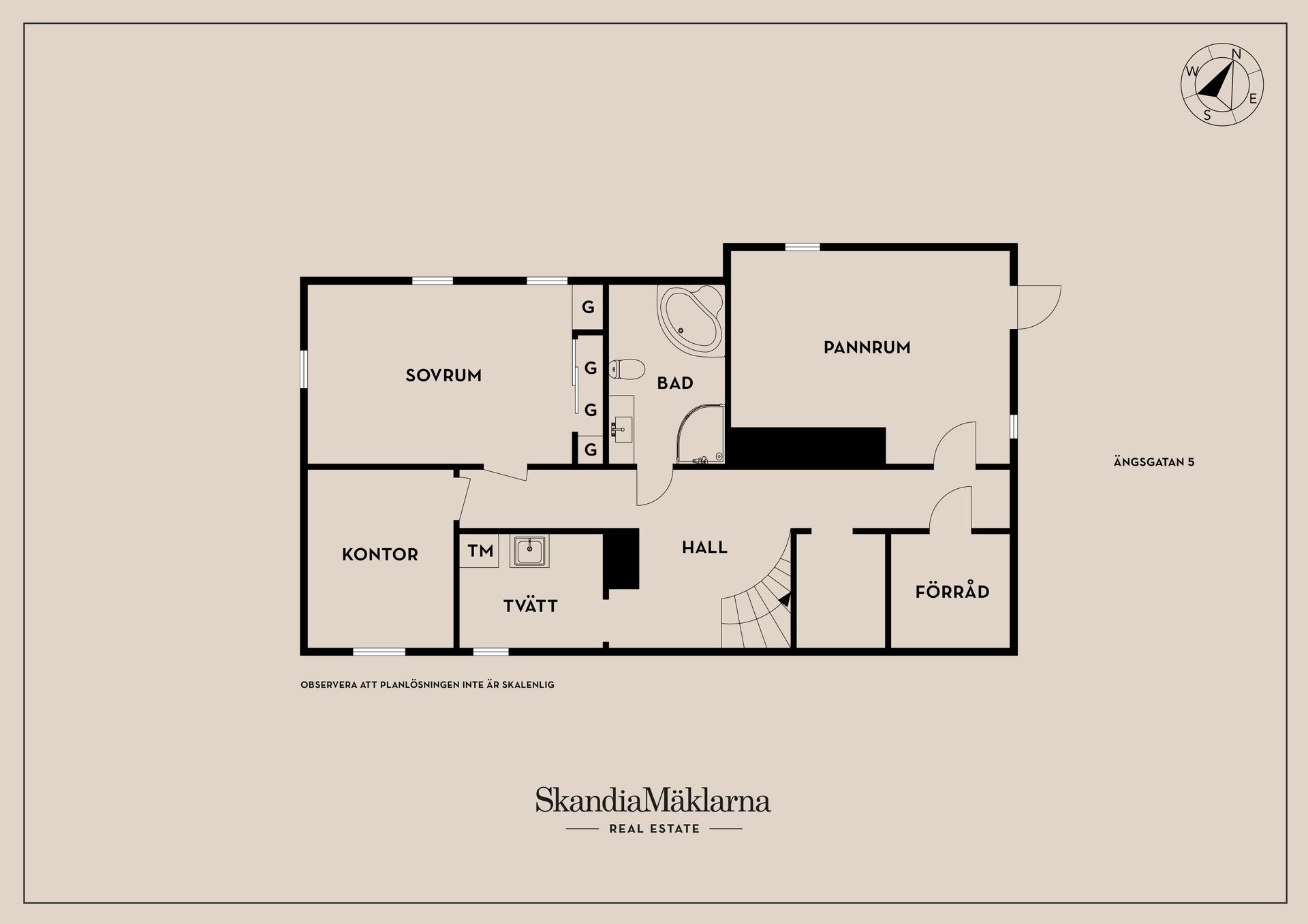 Villa, Ängsgatan 5, Centralt, Kungälv