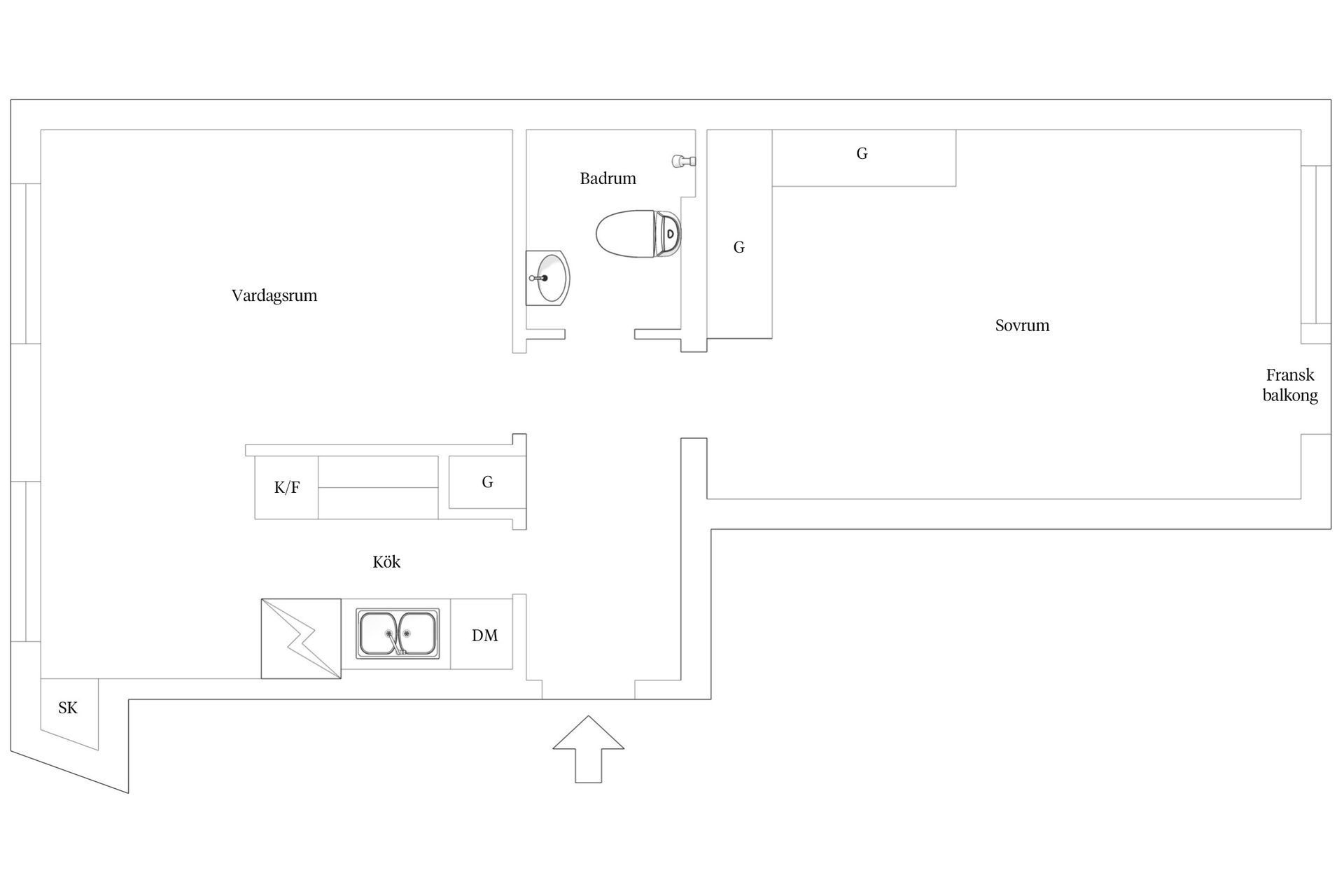 Bostadsrätt, Örsholmsgången 2A, Fågelbacken, Malmö