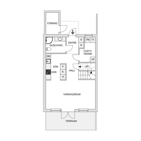 Bostadsrätt, Östermovägen 1C, Vaggeryd - Östermo, Vaggeryd