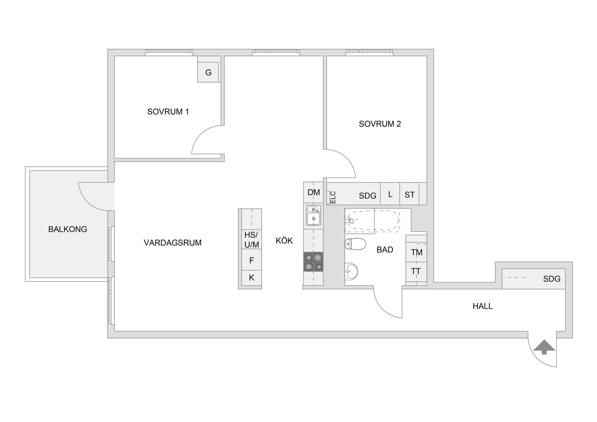 Bostadsrätt, Gjutarplan 2, Kallhäll, Järfälla